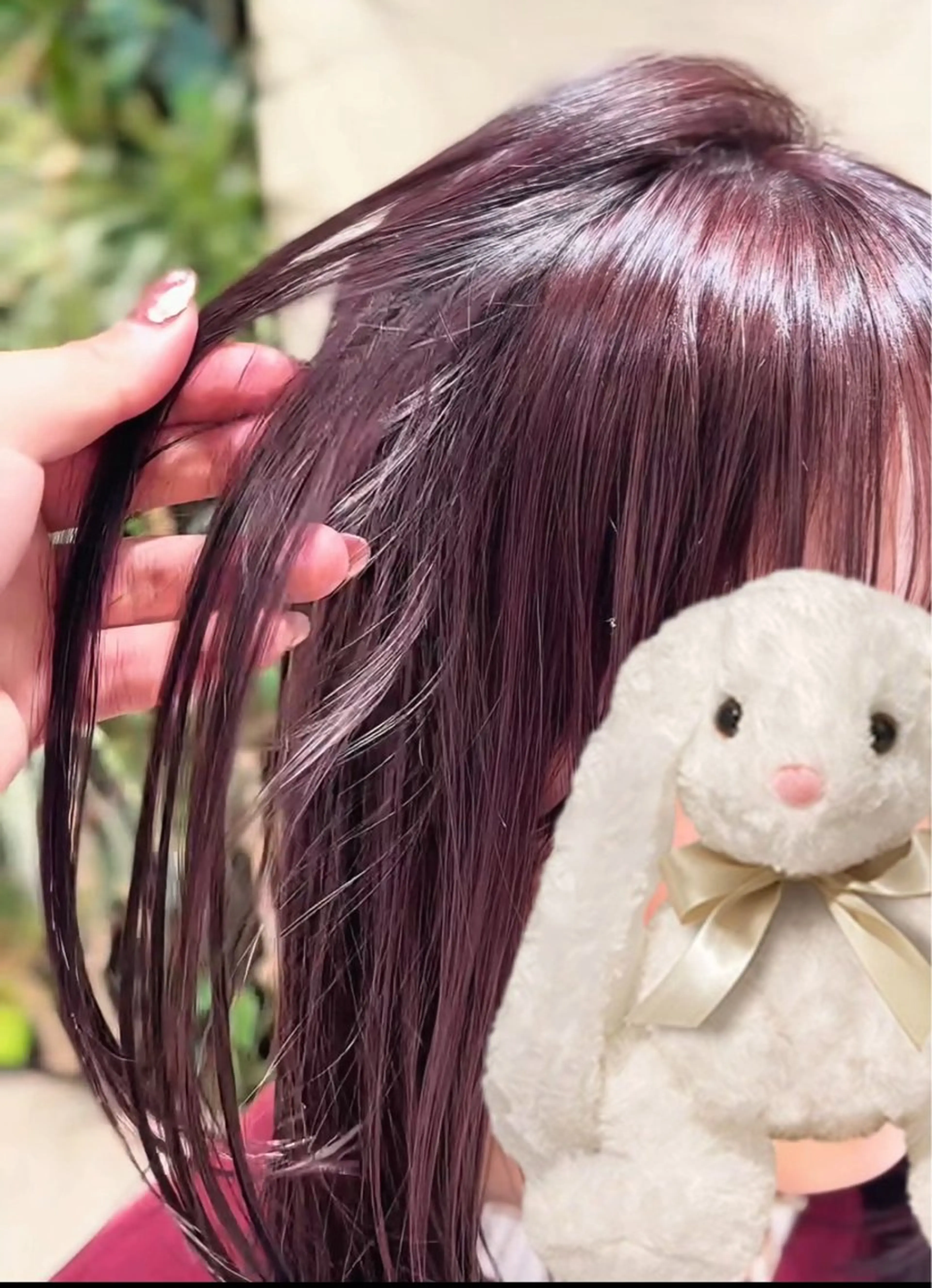 カラー ブラウンカラー ピンクカラー 暖色/レイヤーカット /艶髪/髪質改善/のマツエク・マツパデザイン