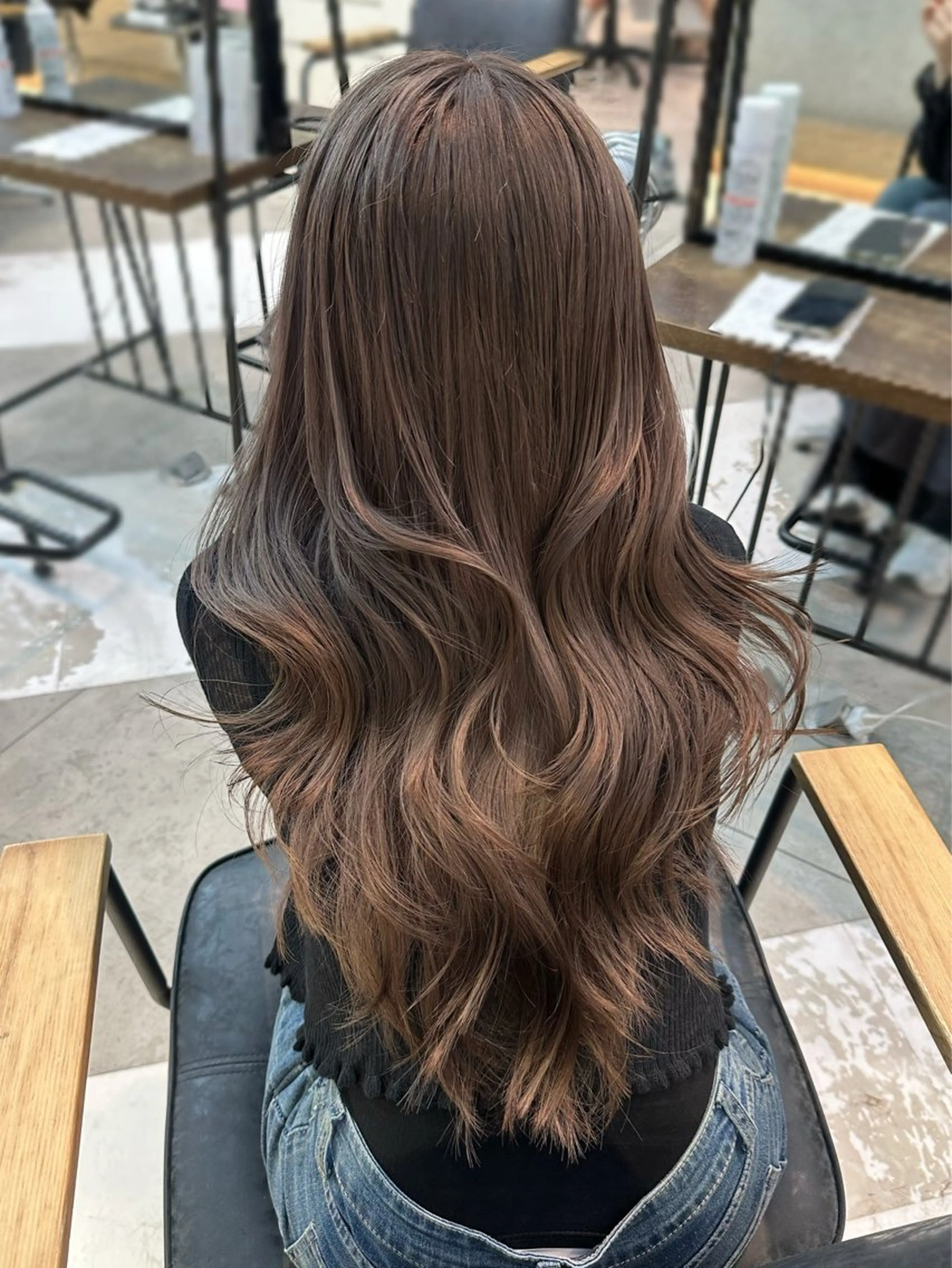 ロング カット ヘアカラー 韓国ヘアメンズ・レデ ィース特化ミクのヘアスタイル