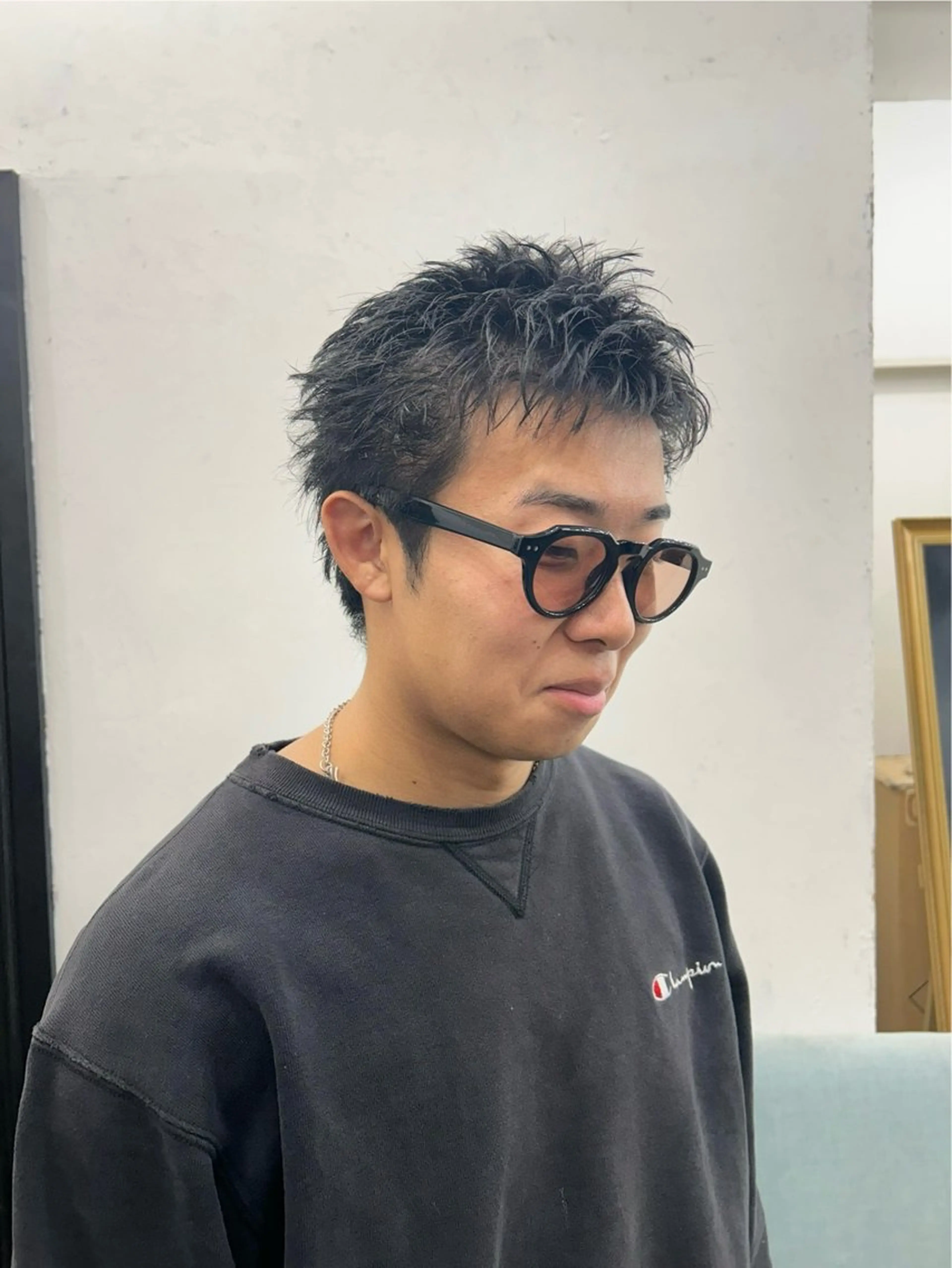 ショート メンズ スパイキーショート ショートヘア SONE .のヘアスタイル