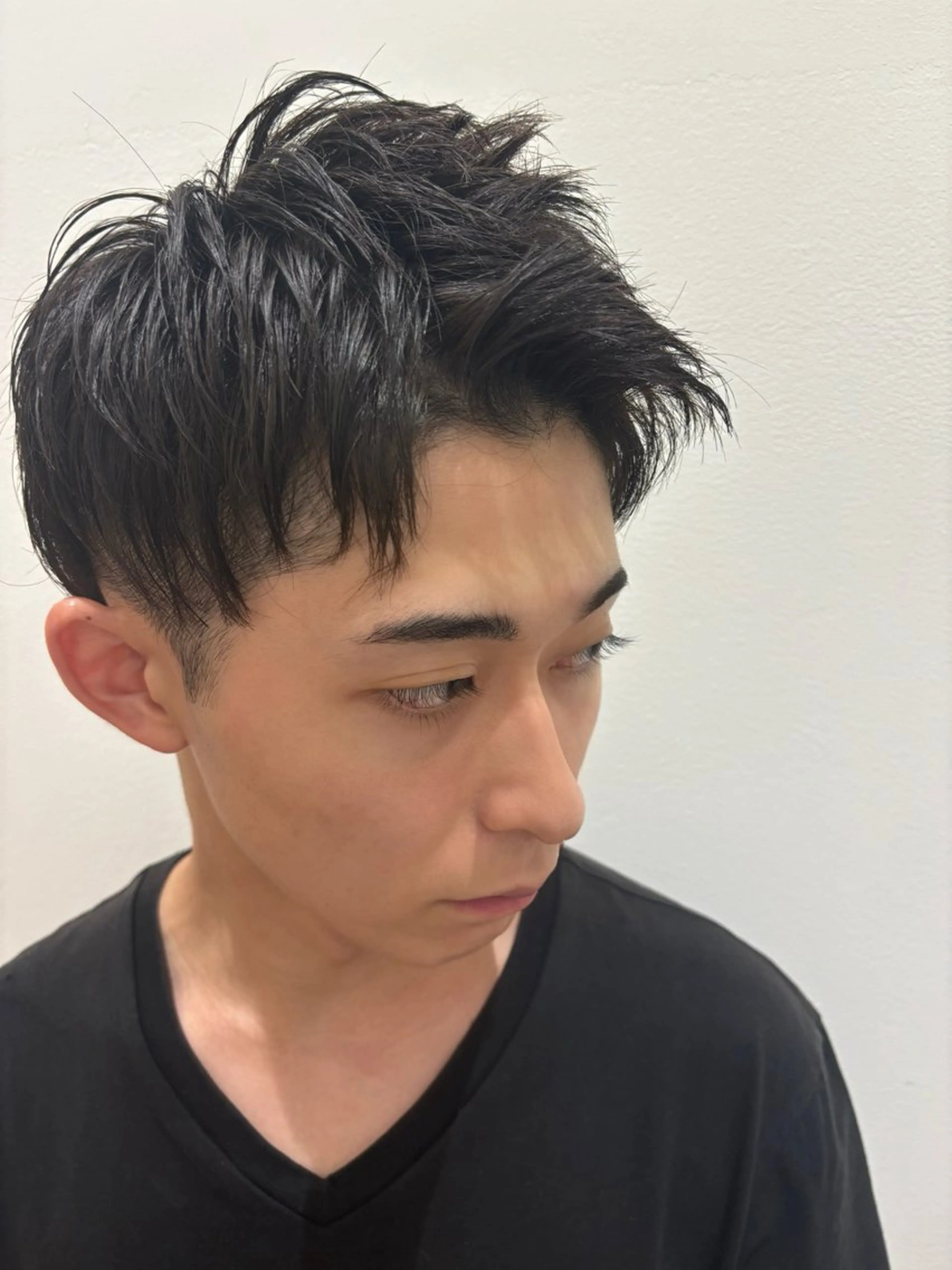 ショート メンズ カット ミドウチ アヤカのヘアスタイル