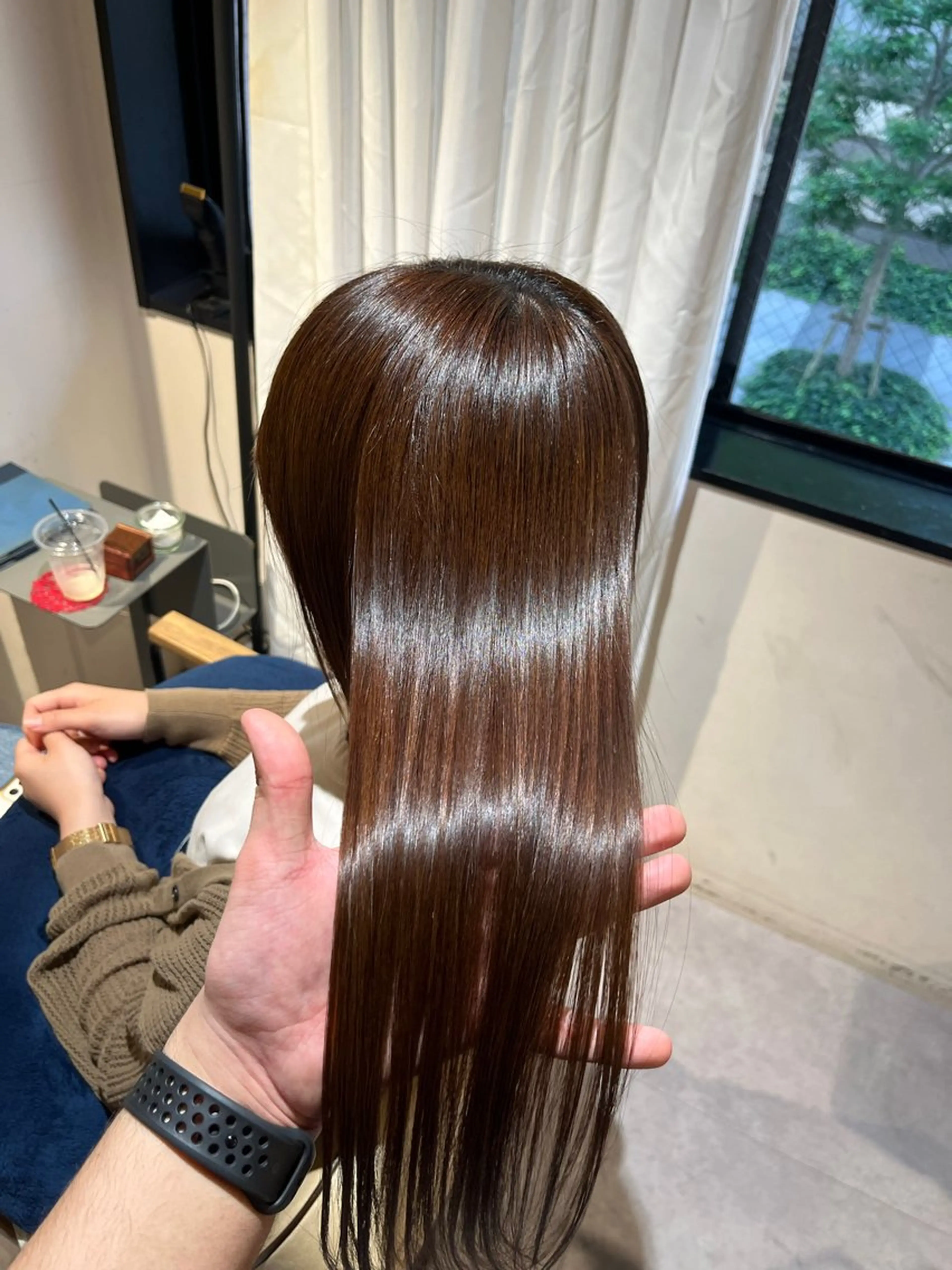 セミロング 縮毛矯正 トリートメント 必ず笑顔で帰っていた だきます！安田祐貴のヘアスタイル