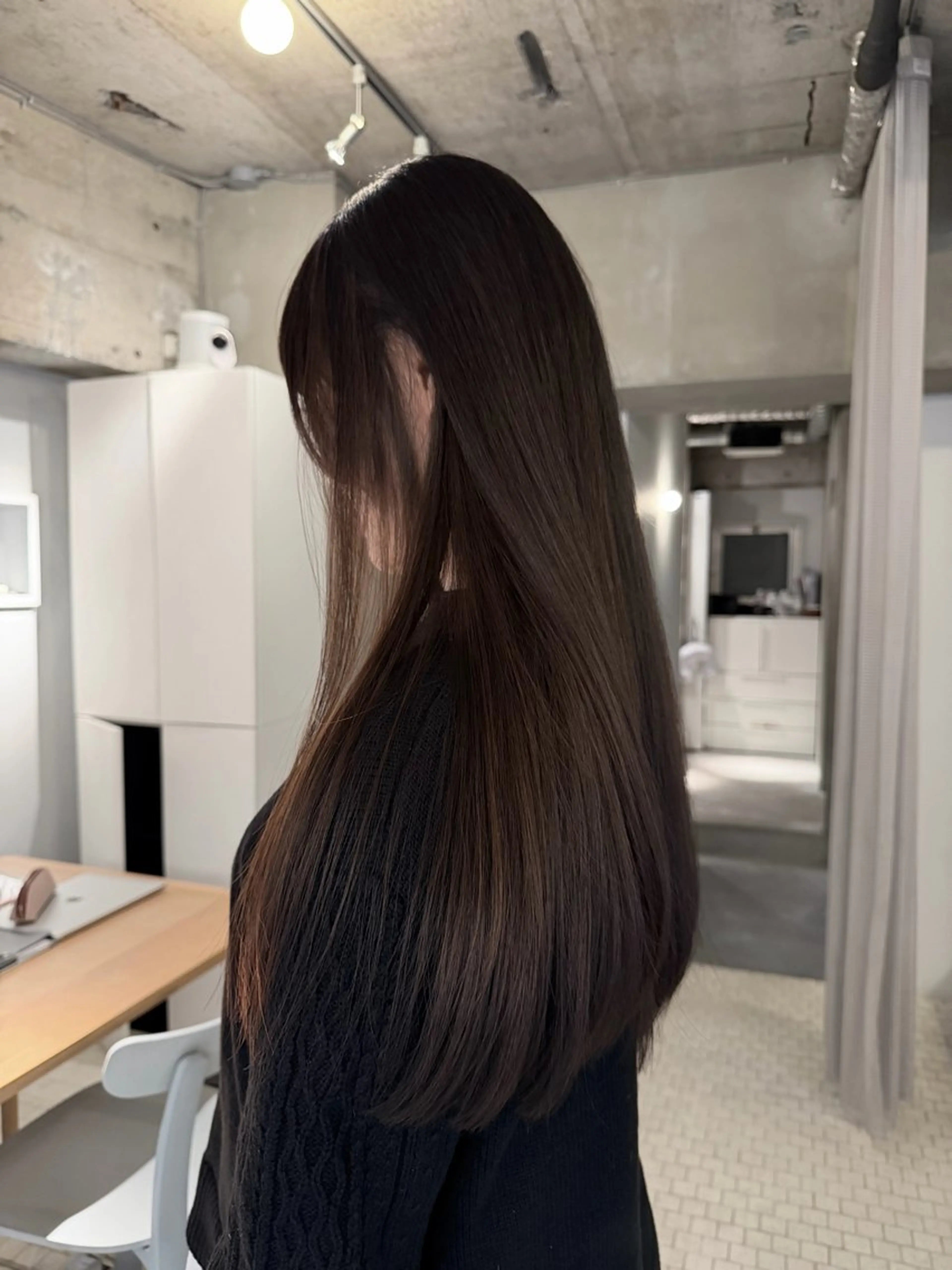 ロング ロング 中野 こころのヘアスタイル