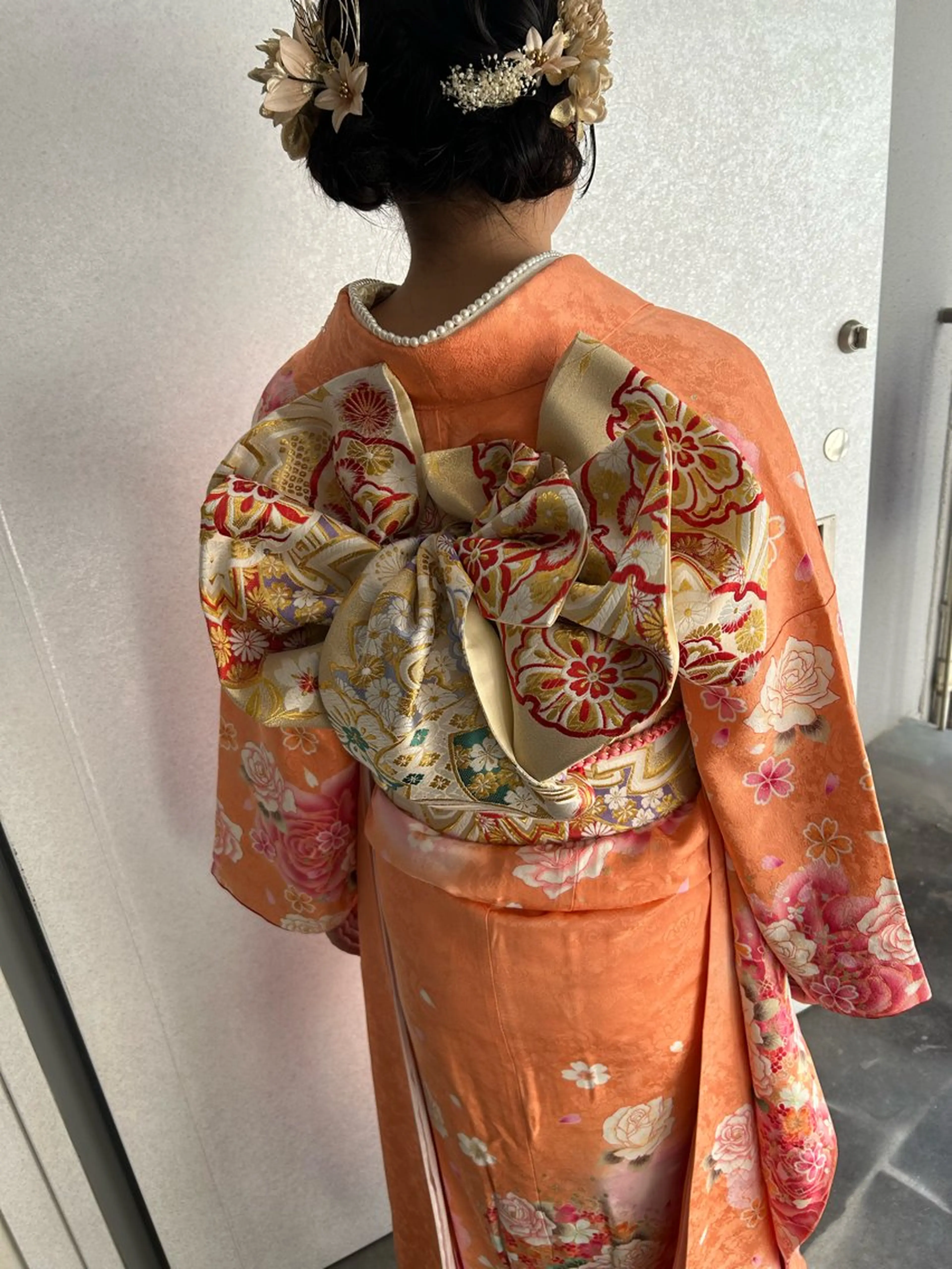 ロング お団子ヘア 着付け Delight ヘアメイク着付けのヘアスタイル