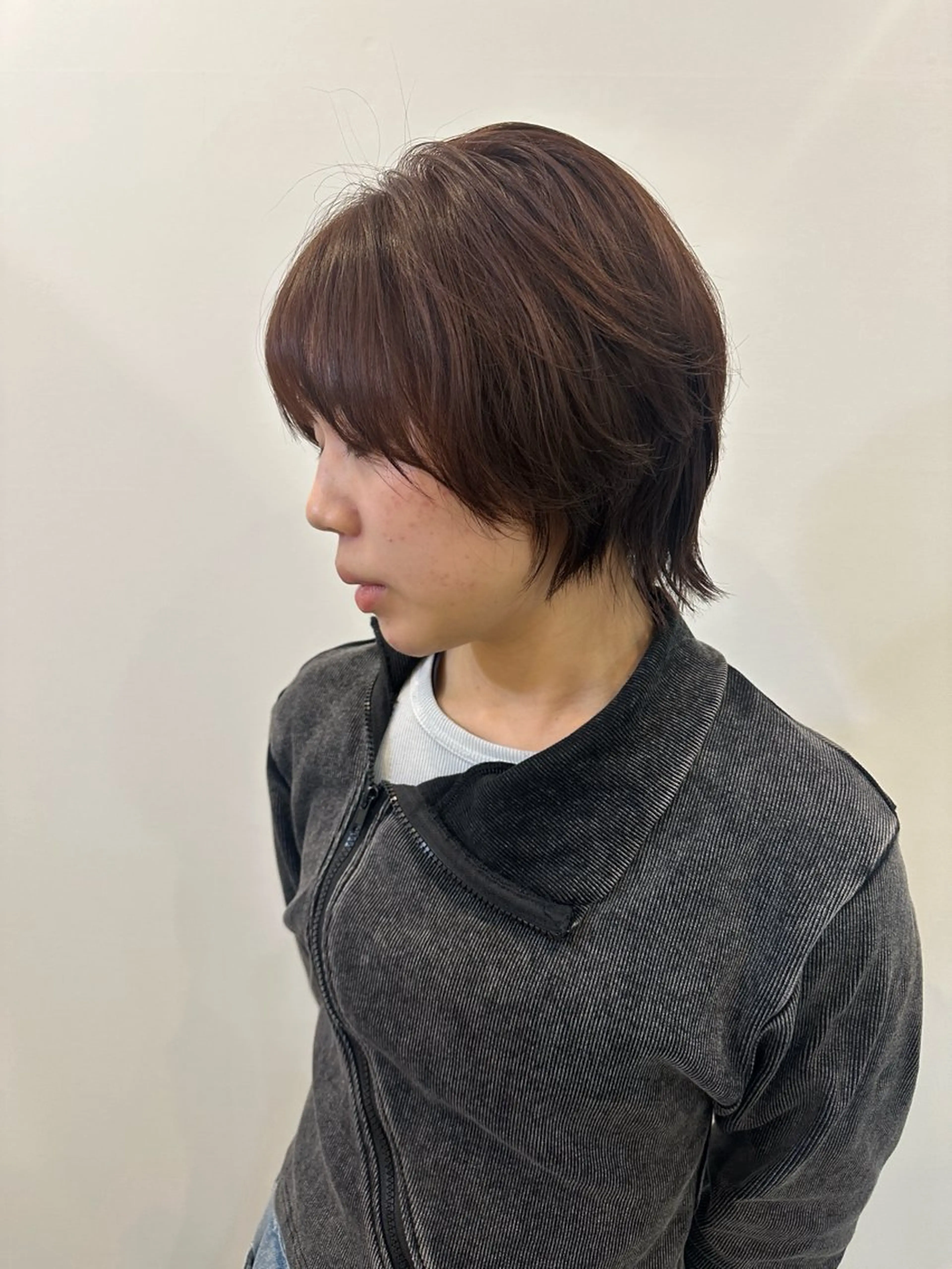 ショート カラー カット ヘアカラー トリートメント レイヤー/ナチュラル 💐nao.のヘアスタイル