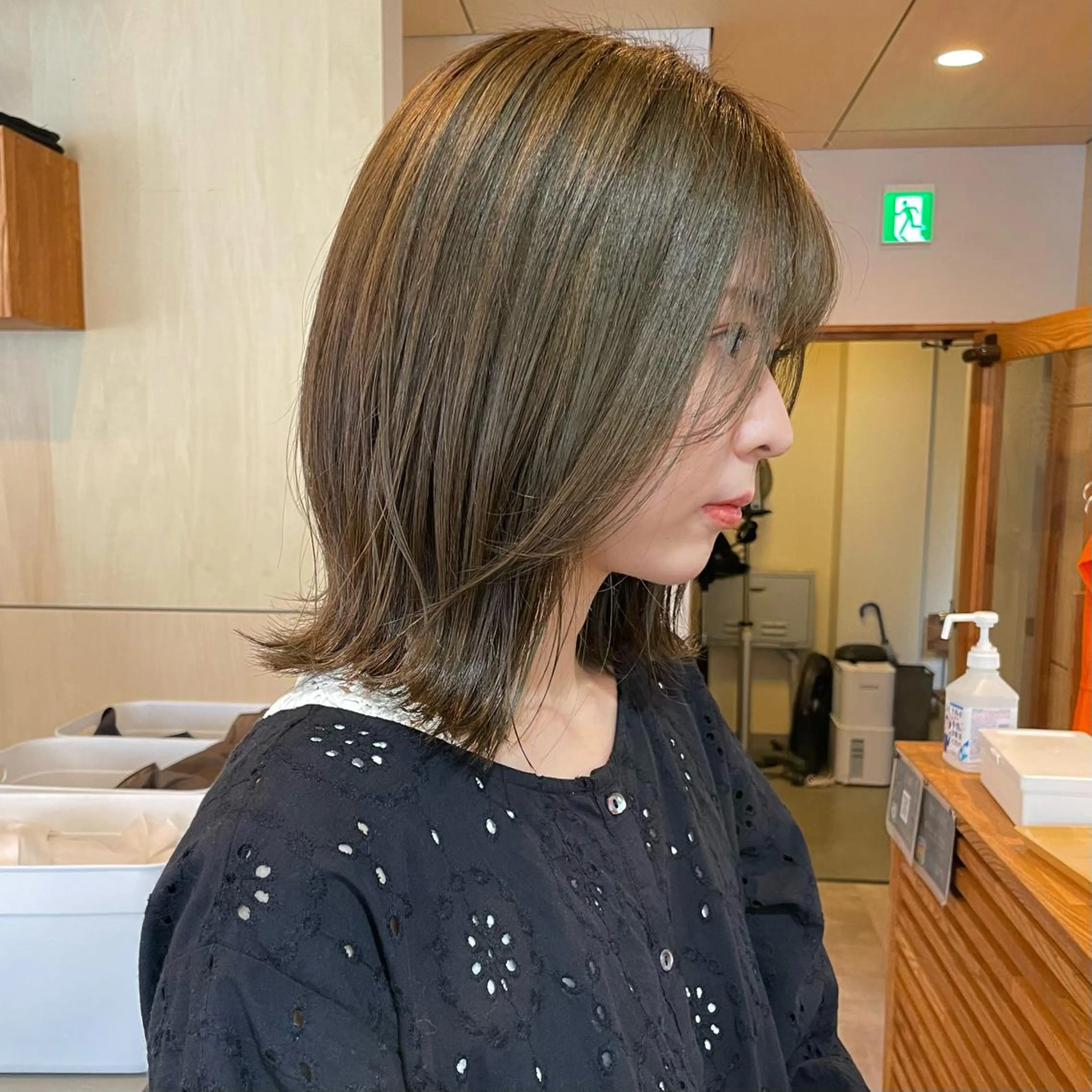 ショート カラー ヘアアレンジ 透明感カラー ミズタ マイのヘアスタイル