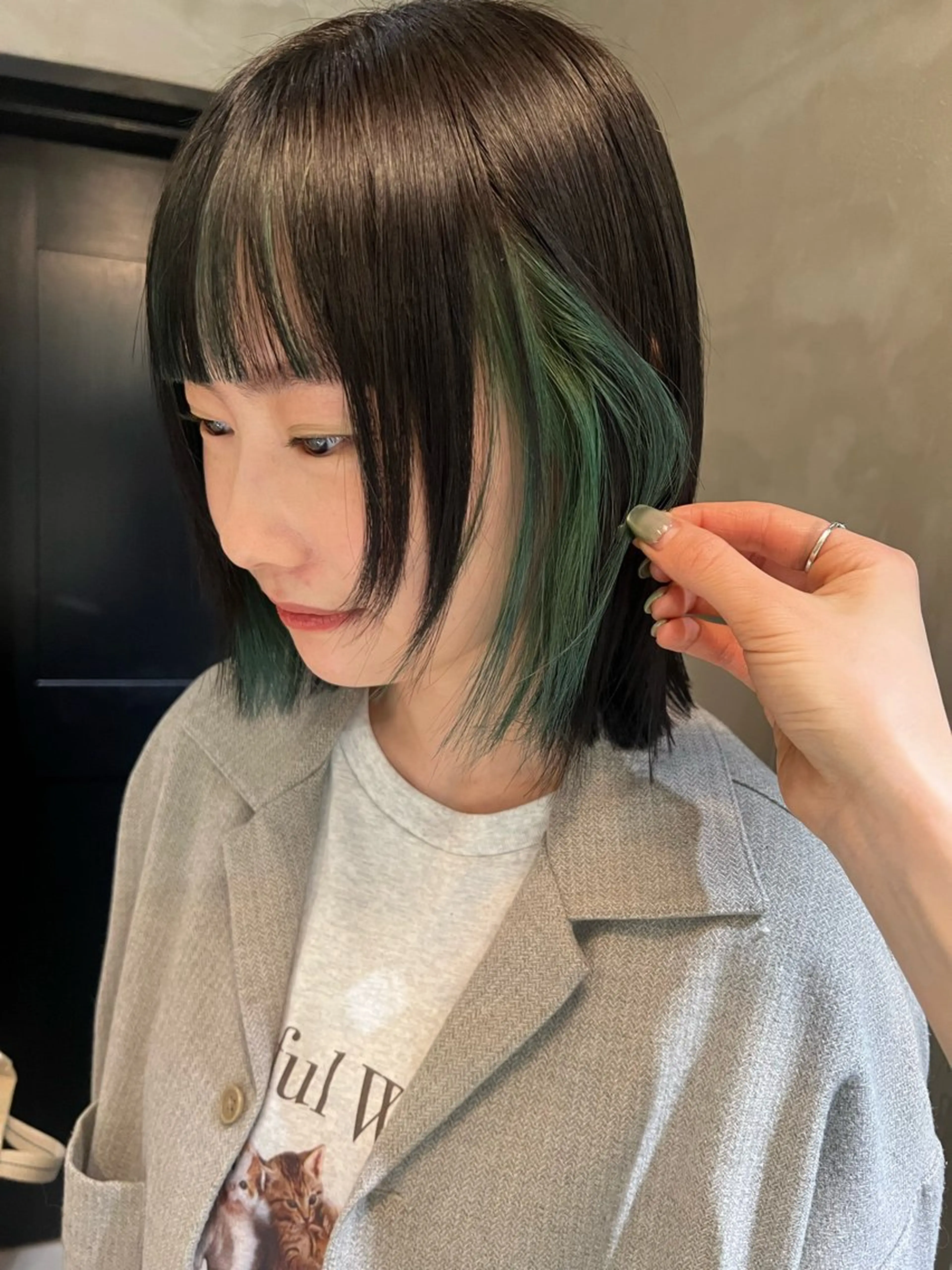 ミディアム カラー ヘアカラー トリートメント アンニュイヘア🪽 ayumiのヘアスタイル