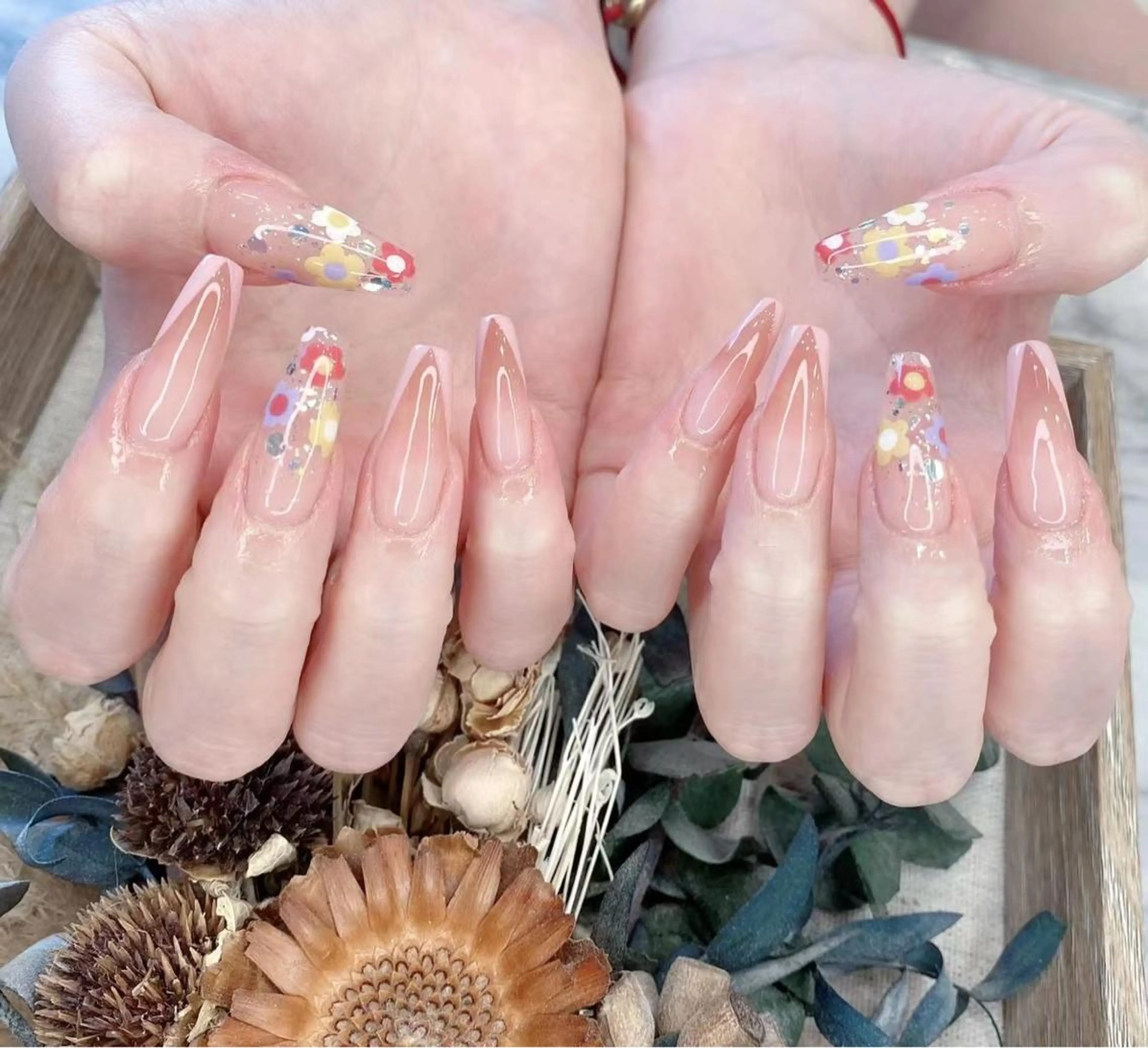 ネイル フレンチネイル パステルネイル ピンク Babarla nailのネイルデザイン