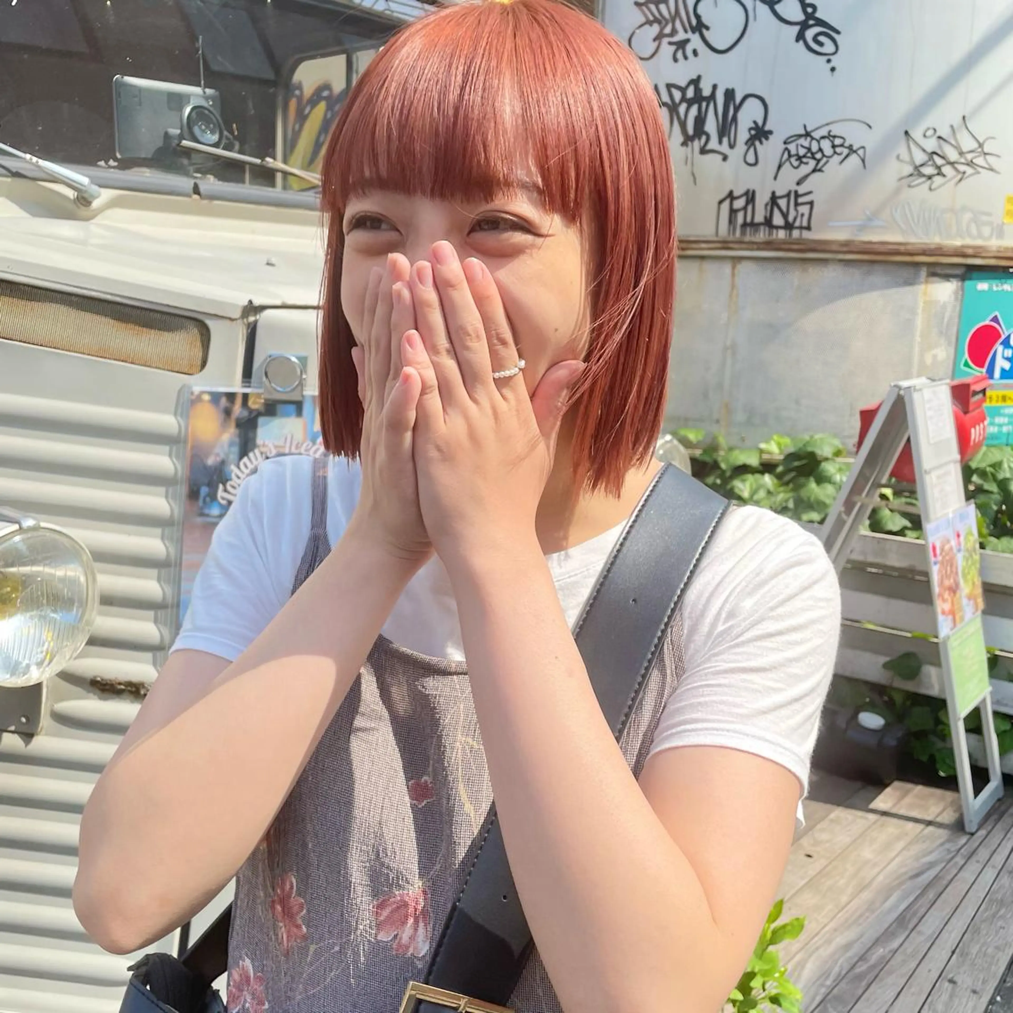 ショート カラー カット ヘアカラー 🍊暖色×顔周り 🍊cocoroのヘアスタイル