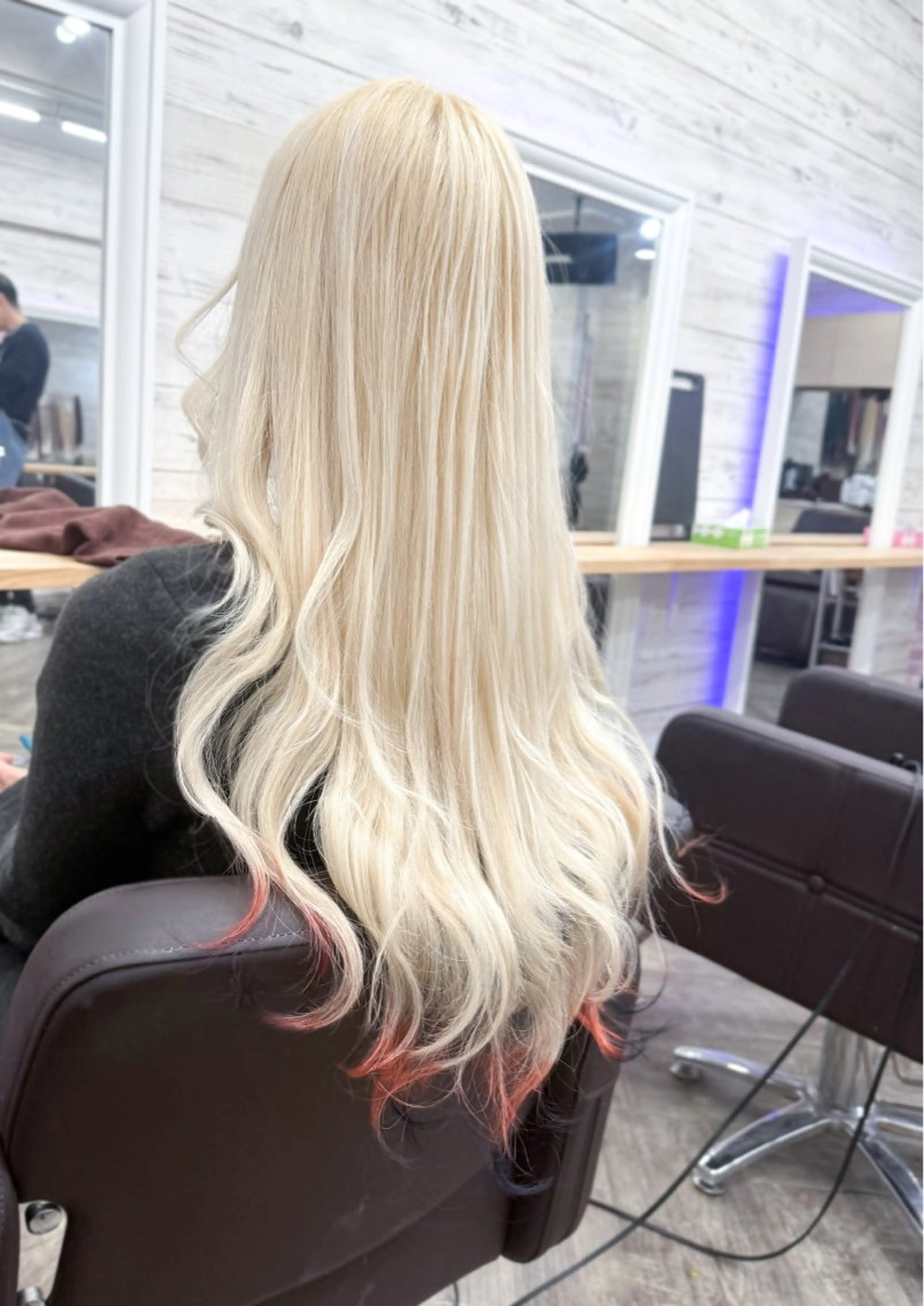 ロング シールエクステ エクステ 北沢 隆のヘアスタイル