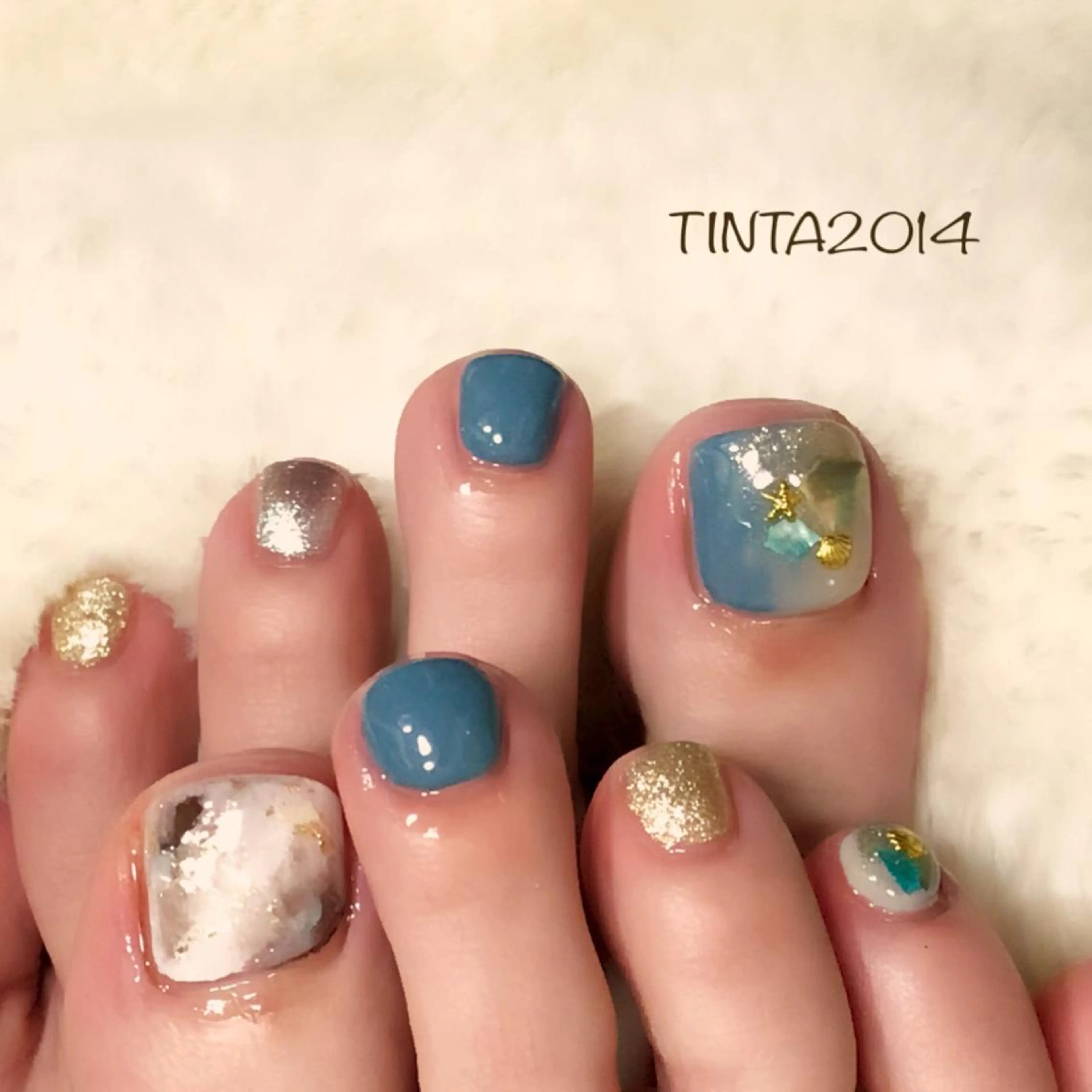 ネイル フットネイル 馬場 典子のネイルデザイン