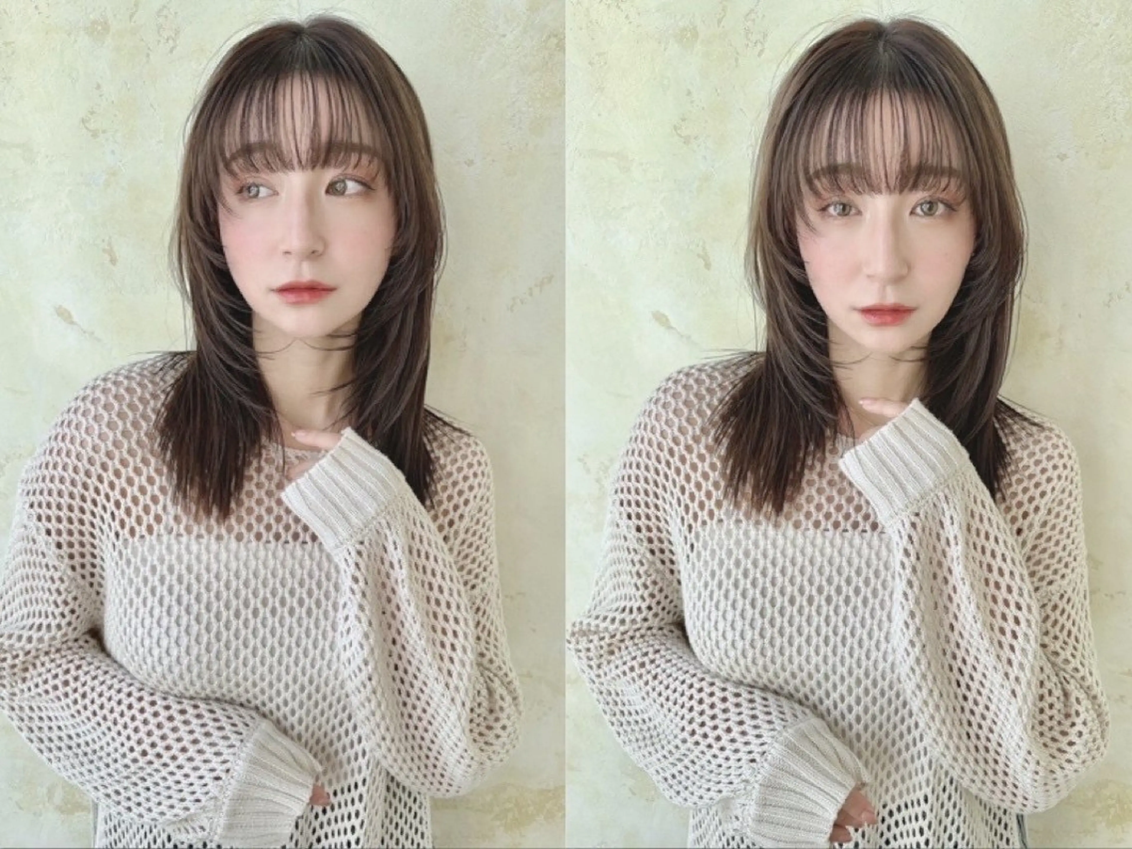 ミディアムカット✨　シャンプー🫧　ブロー込み💨の写真