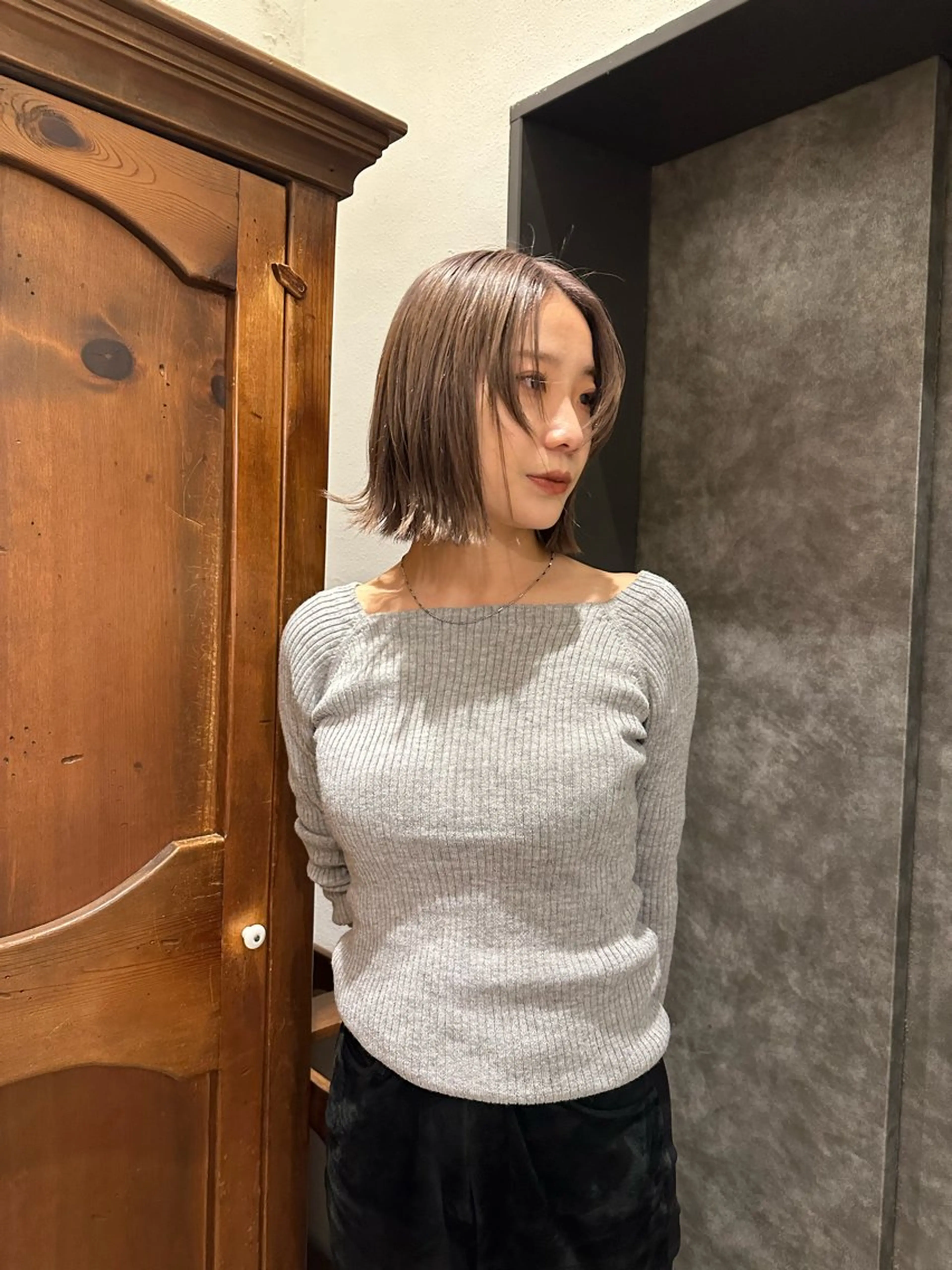 ショート カラー ブリーチ 似合わせパーマ 🪷なりたりみのヘアスタイル