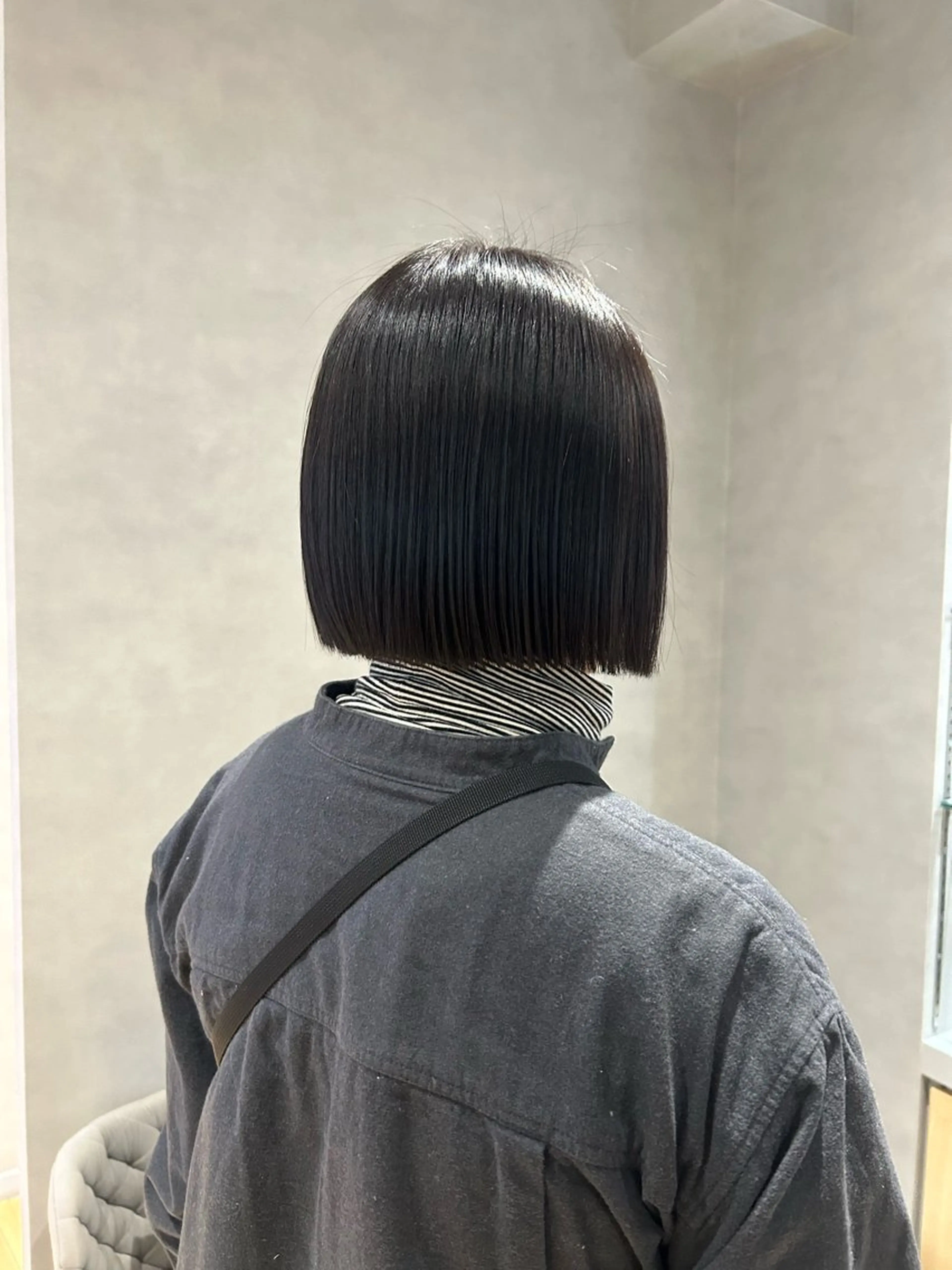 ショート 切りっぱなしボブ ボブ カット 吉野 琴音のヘアスタイル