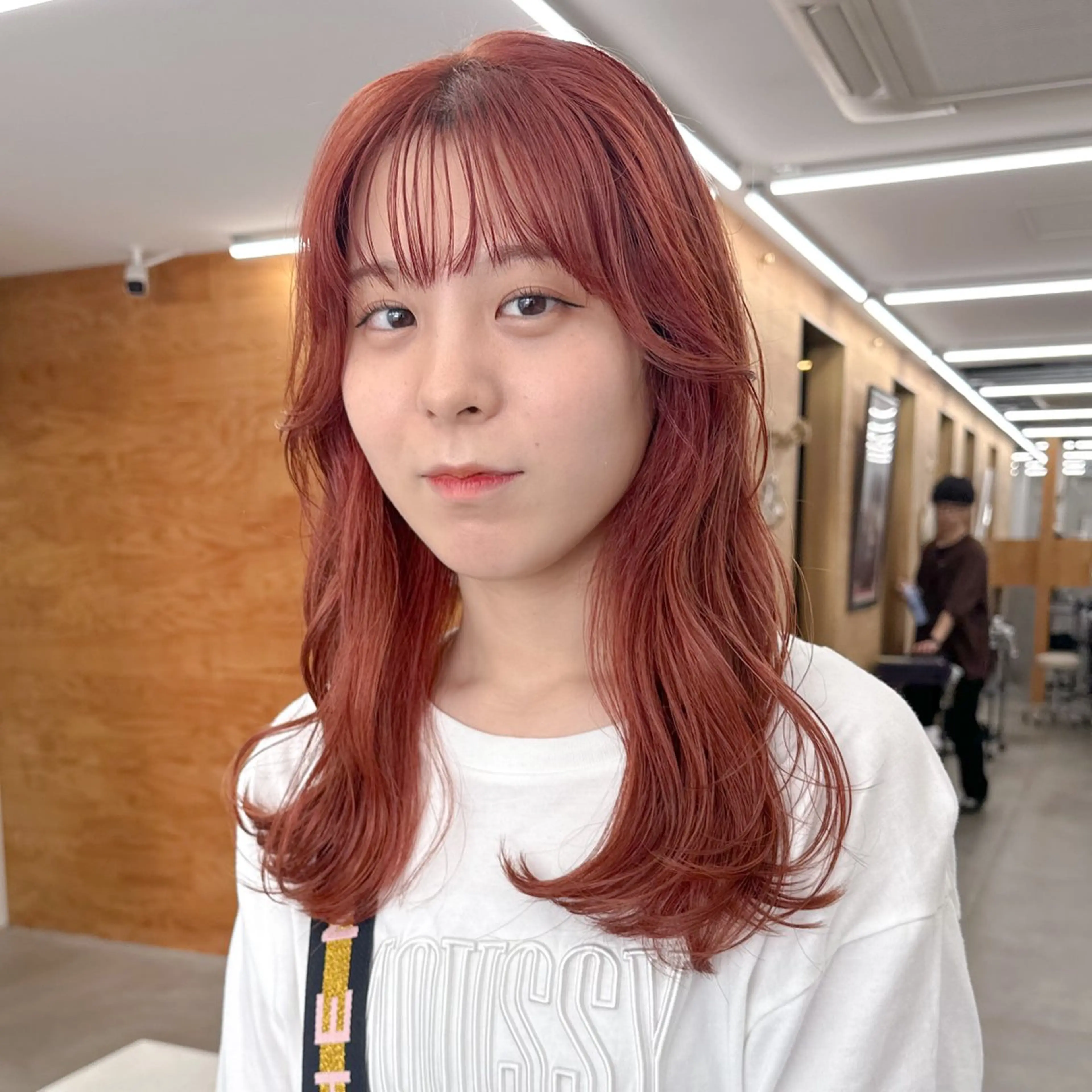 セミロング カラー カット ヘアカラー ANY mikuのヘアスタイル