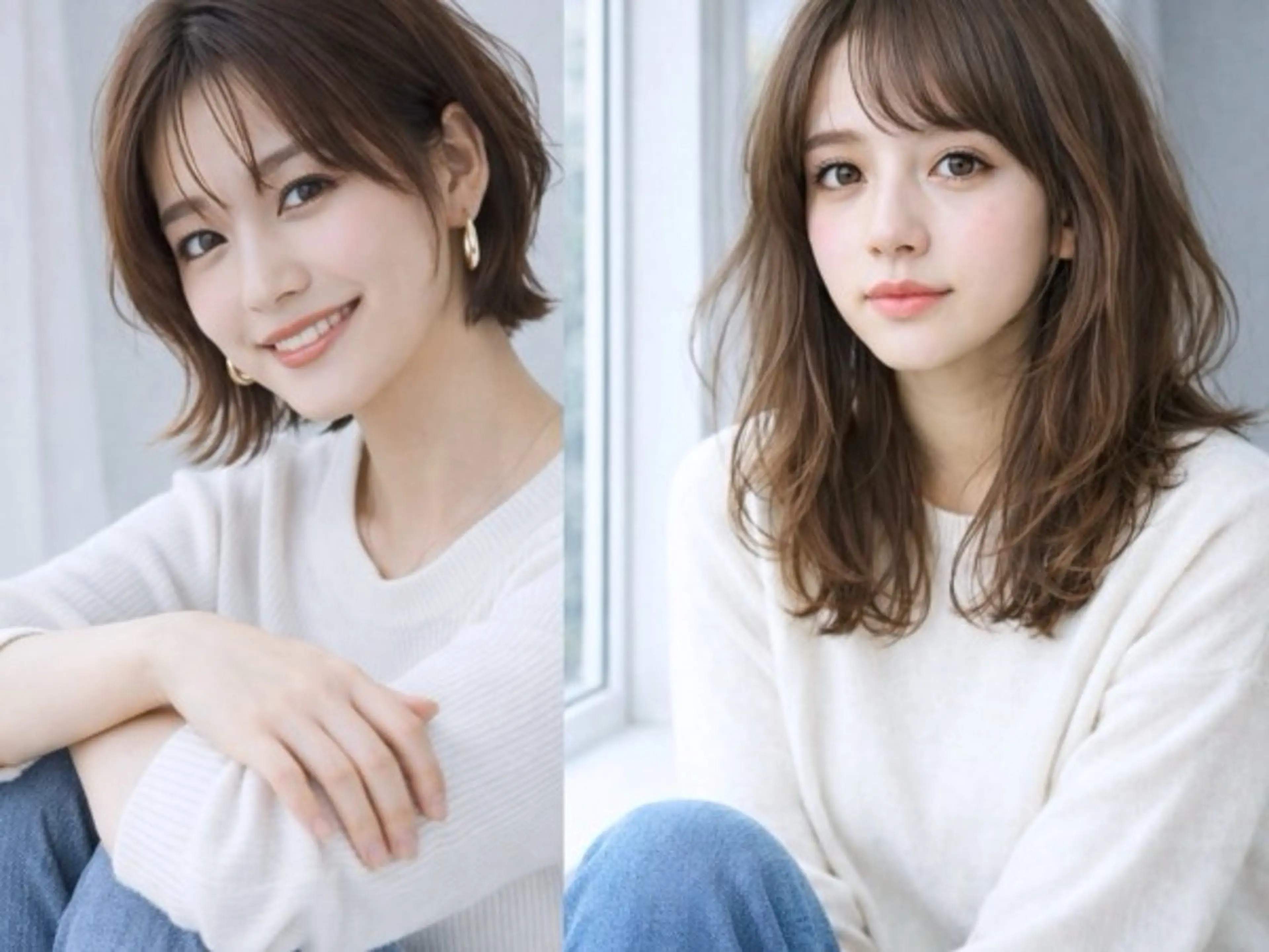 ブリーチなし透明感カラー+Aujuaトリートメント ¥8800の写真