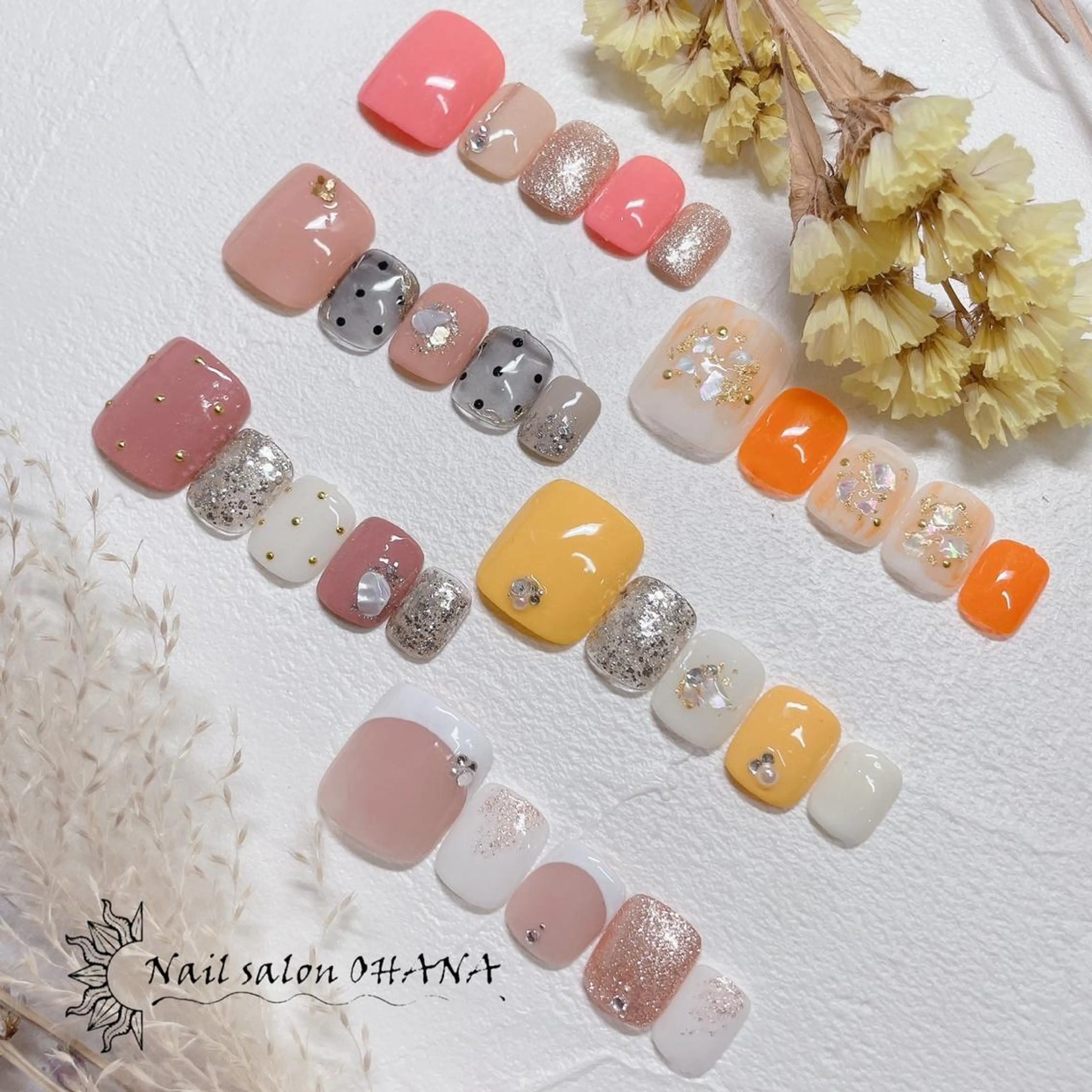 ネイル フットネイル Nail salon OHANAのネイルデザイン