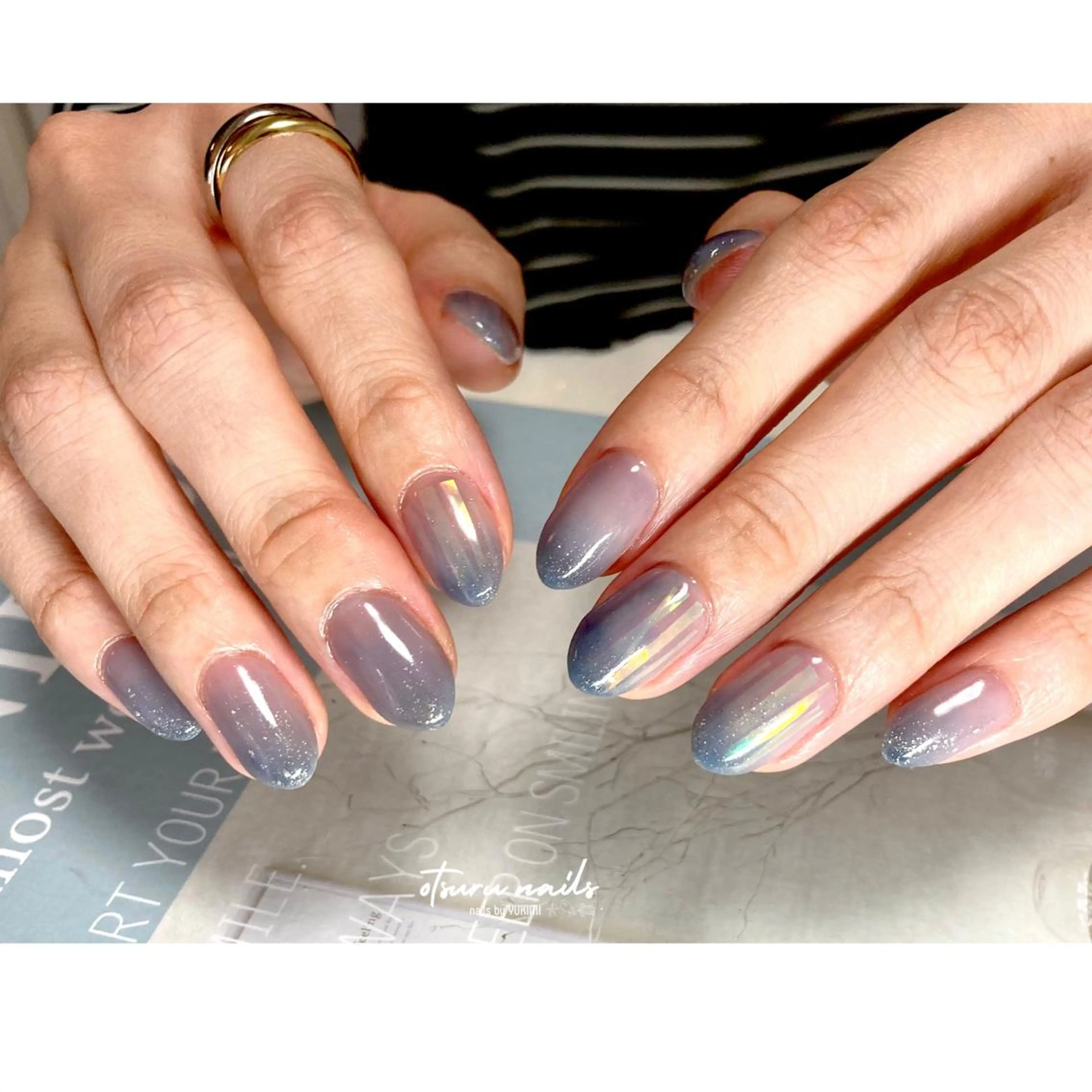 ネイル オーロラネイル otsurunail (オツルネイル)のネイルデザイン