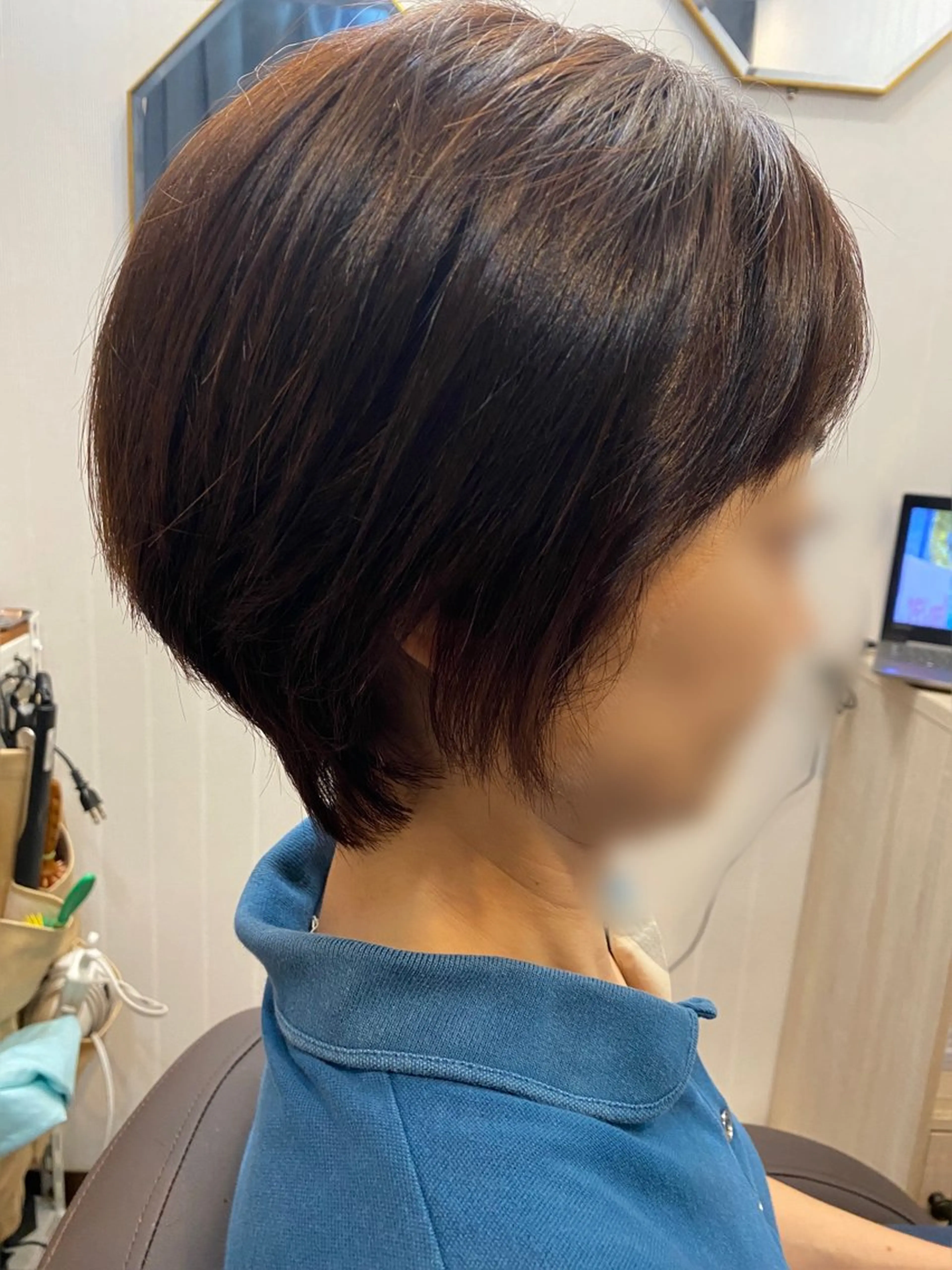 似合わせカット+白髪染め+3ステップトリートメントの写真