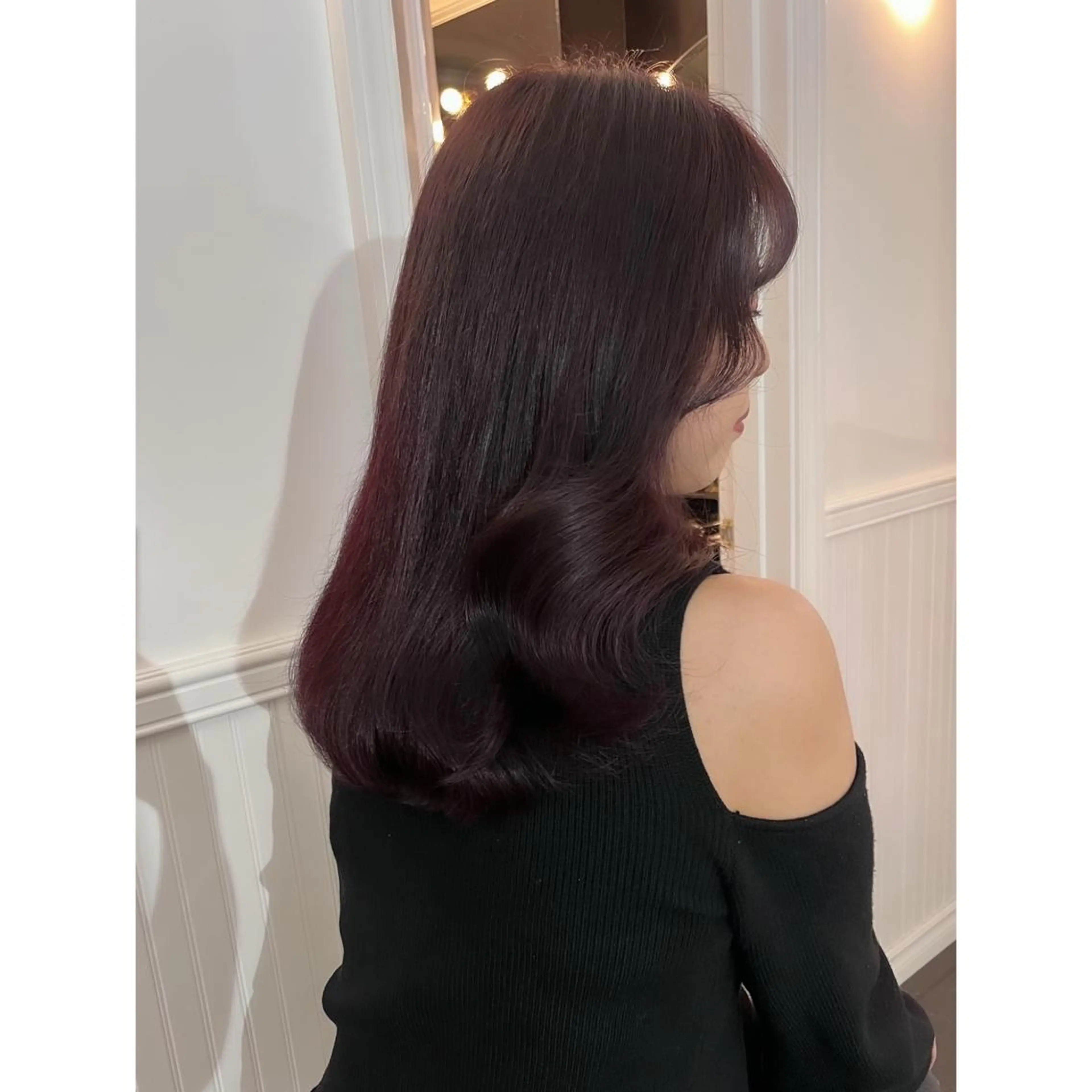 セミロング カラー ブリーチ ヘアカラー miyu /トレンド カラー×艶髪のヘアスタイル