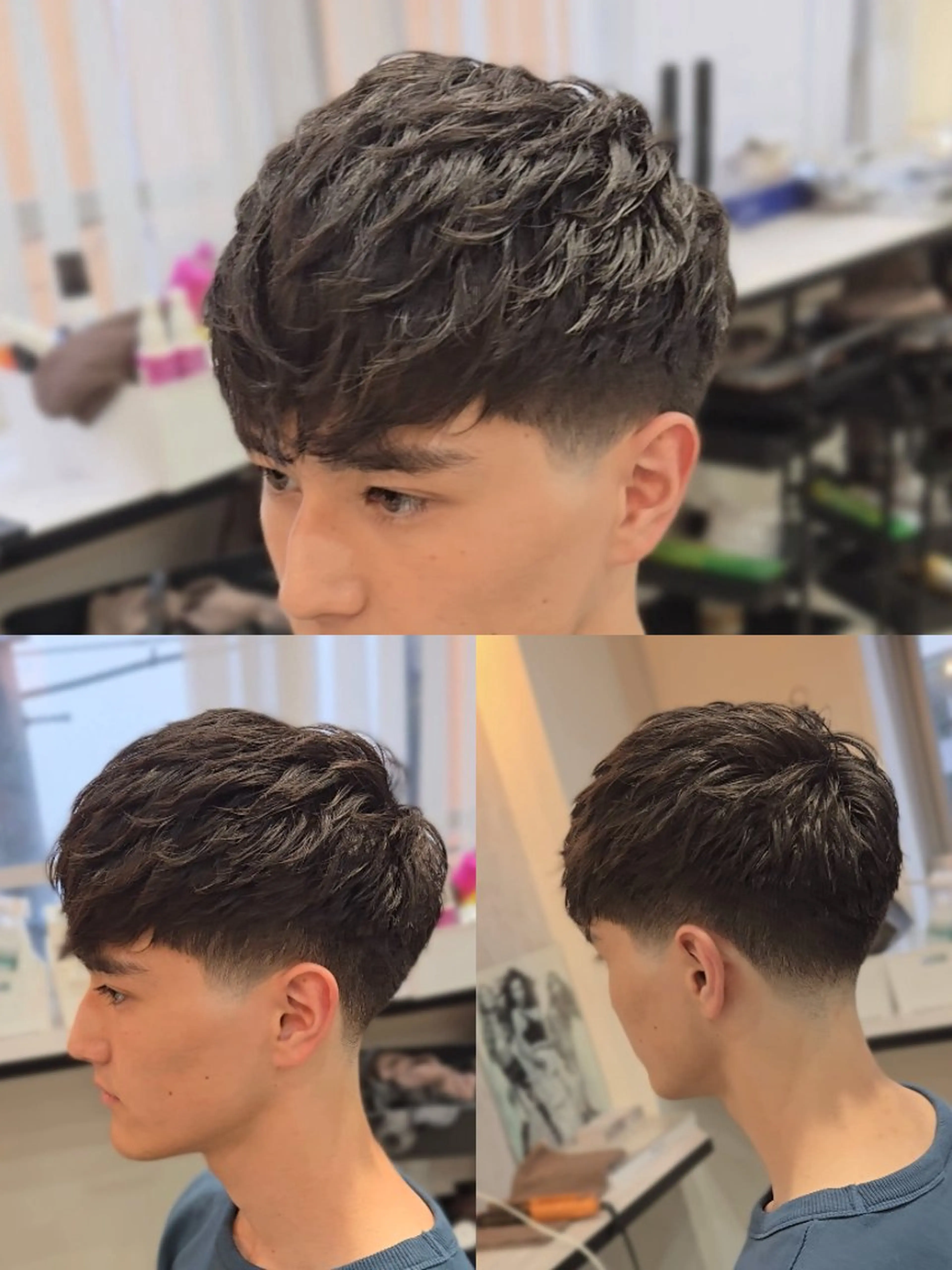 メンズ ショート カット ヘアセット LEN名古屋/パーマ 海外ヘア/メンズ特化のヘアスタイル