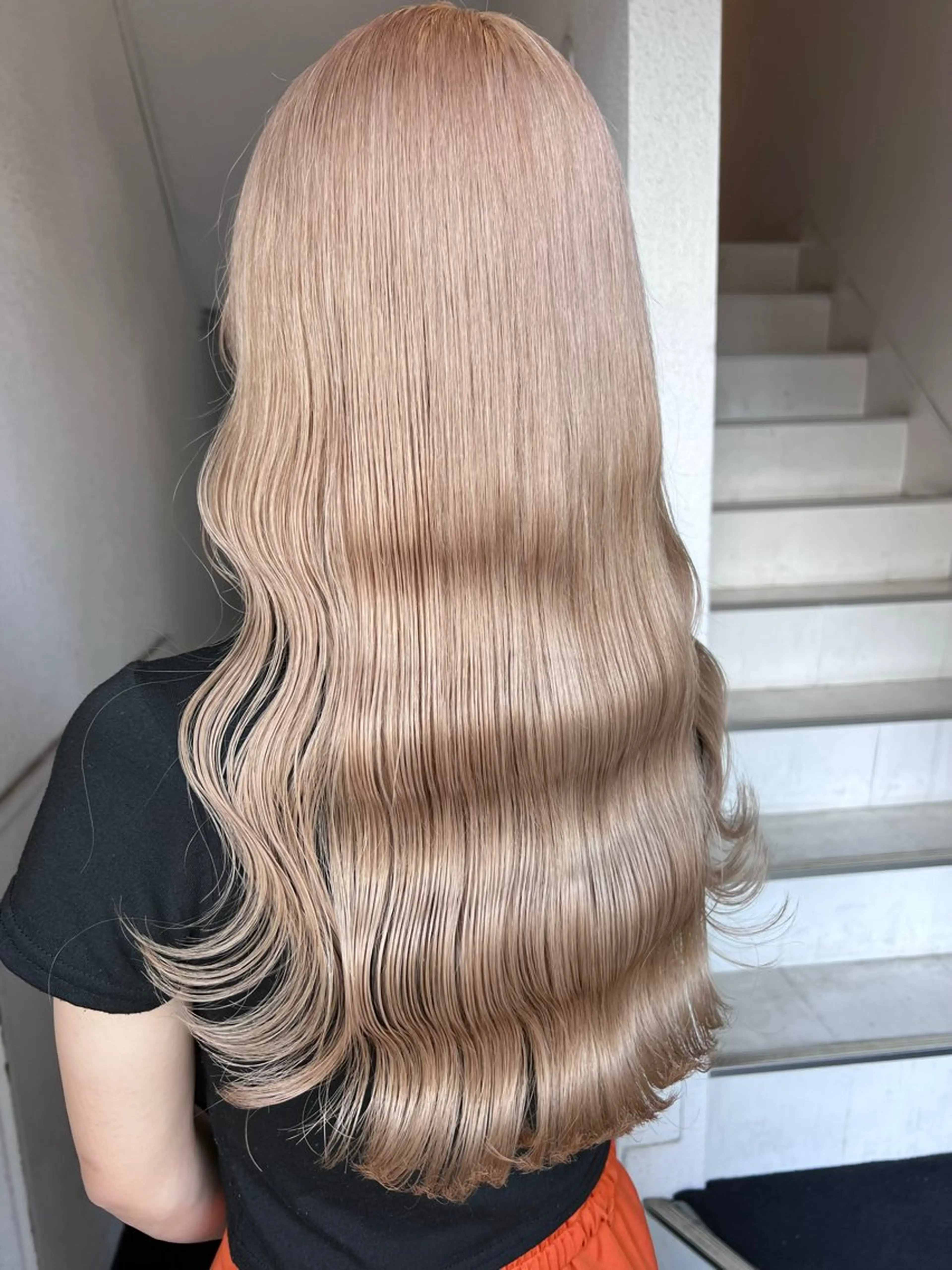 カラー ベージュカラー ミルクティーベージュ TETE所属・リアム 【LIam】のヘアスタイル