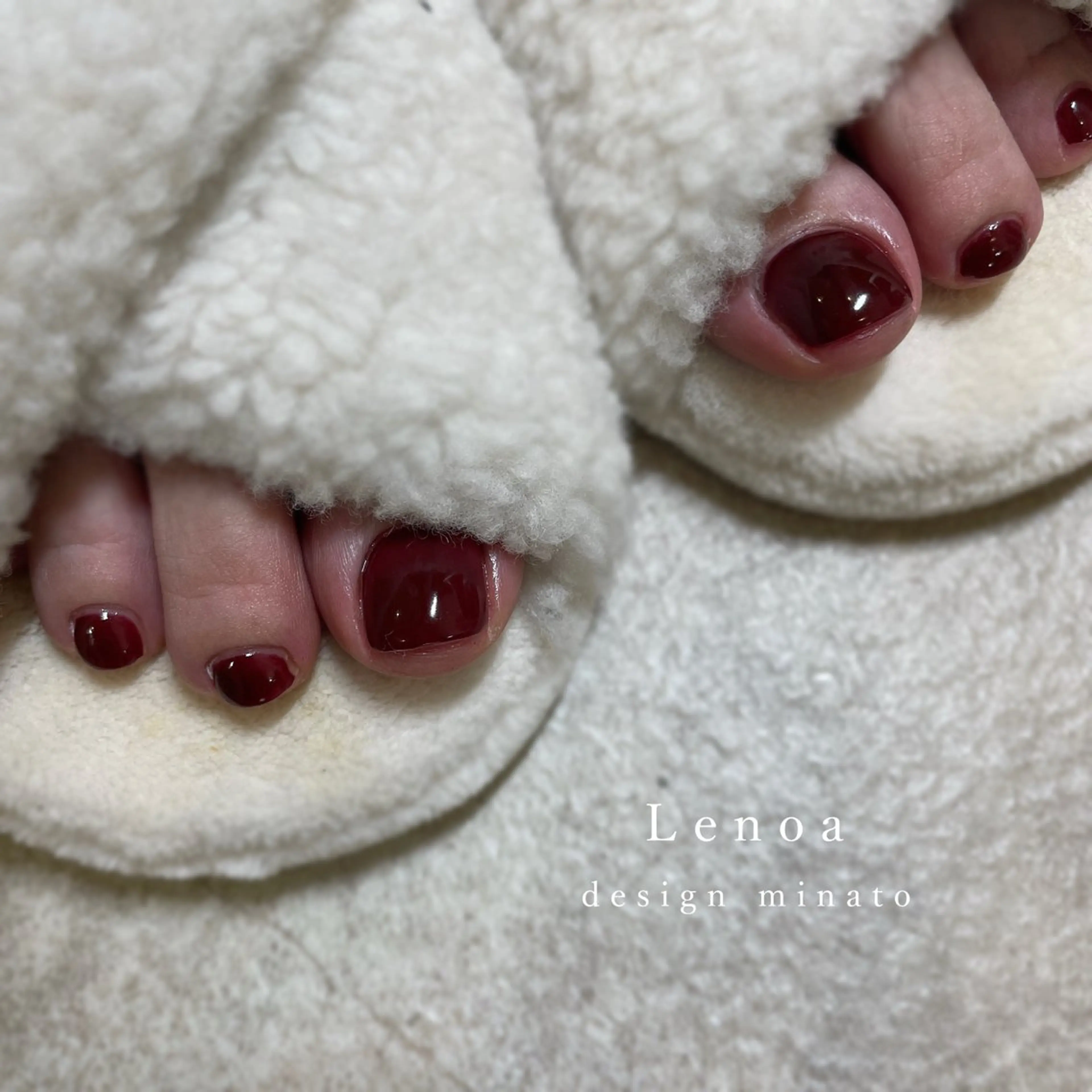 ネイル フットネイル Lenoa minatoのネイルデザイン