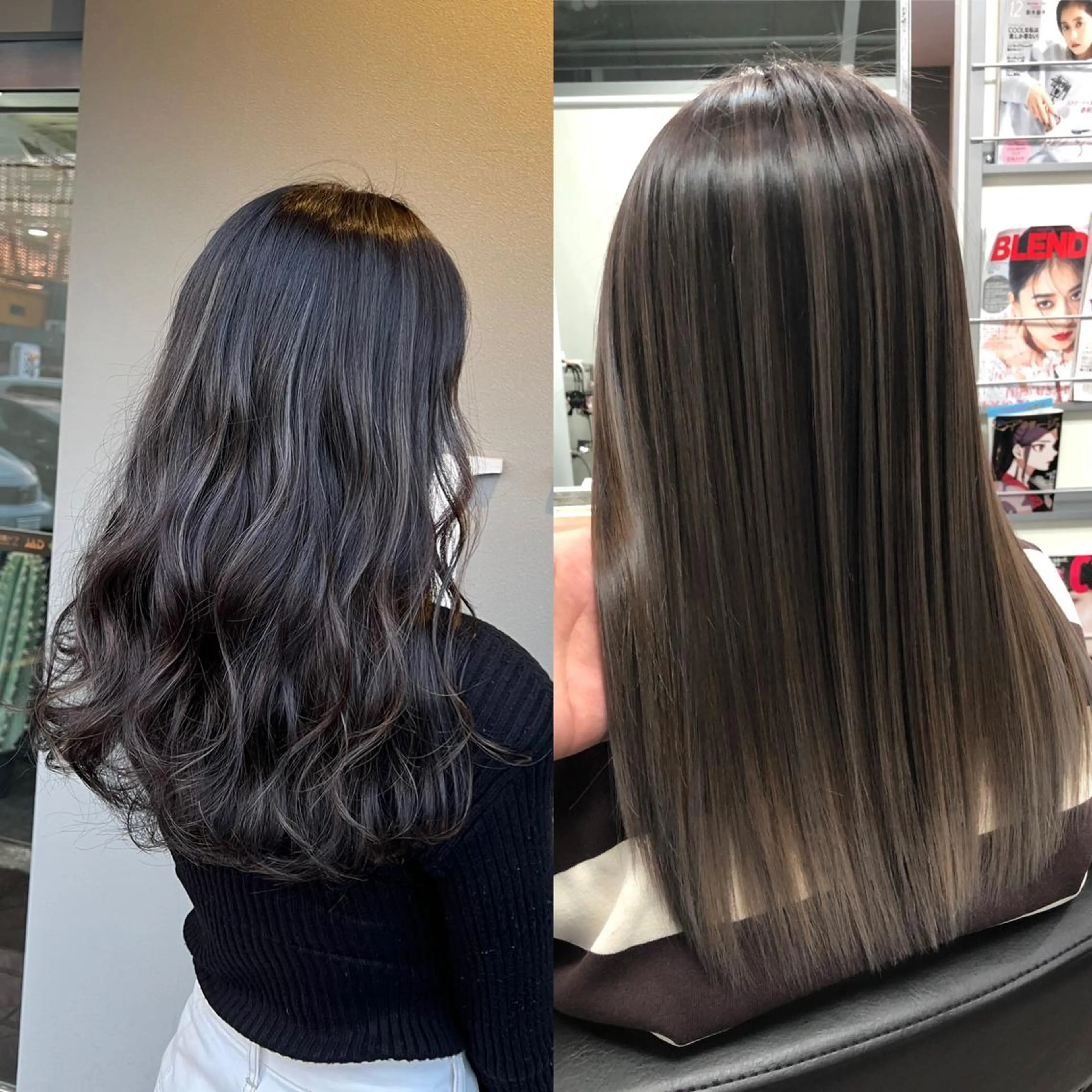 ミディアム カラー ヘアアレンジ ヘアカラー トリートメント 大塚 貴之のヘアスタイル