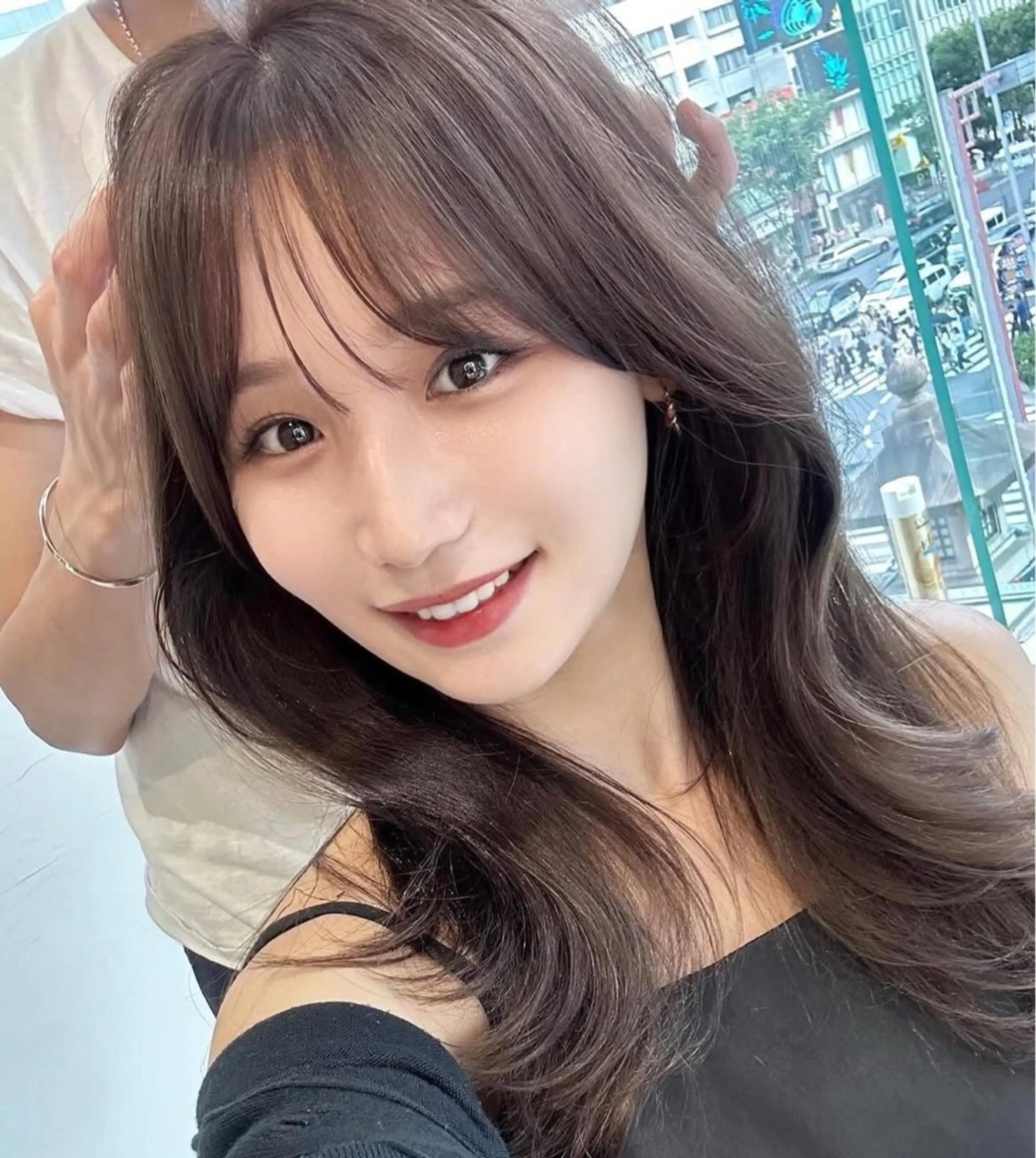 セミロング カット ヘアカラー トリートメント ❄️暗髪/透明感❄️ /reyのヘアスタイル