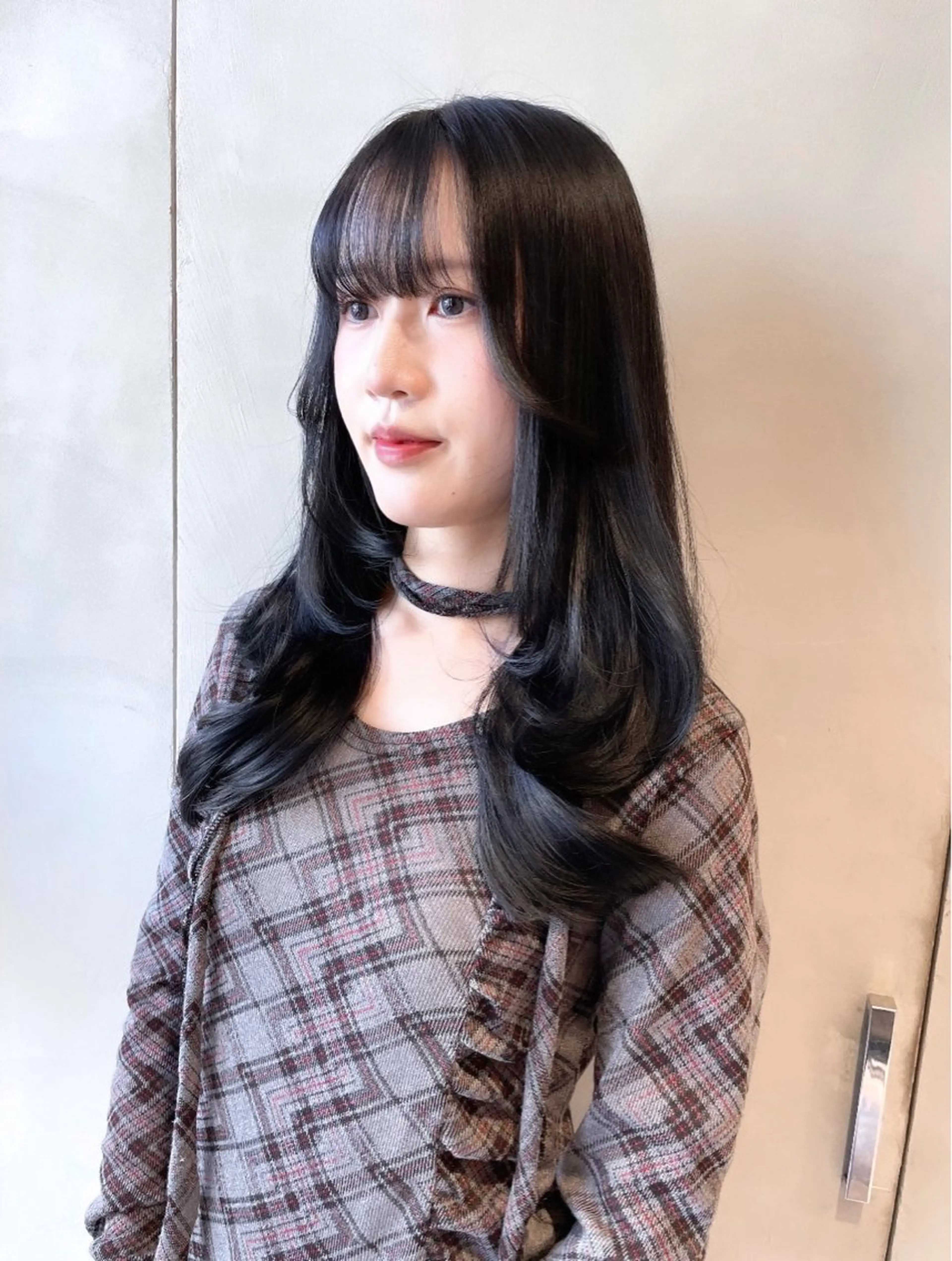 ロング カラー カット ヘアカラー ワンホン/韓国ヘア 🤍amiのヘアスタイル