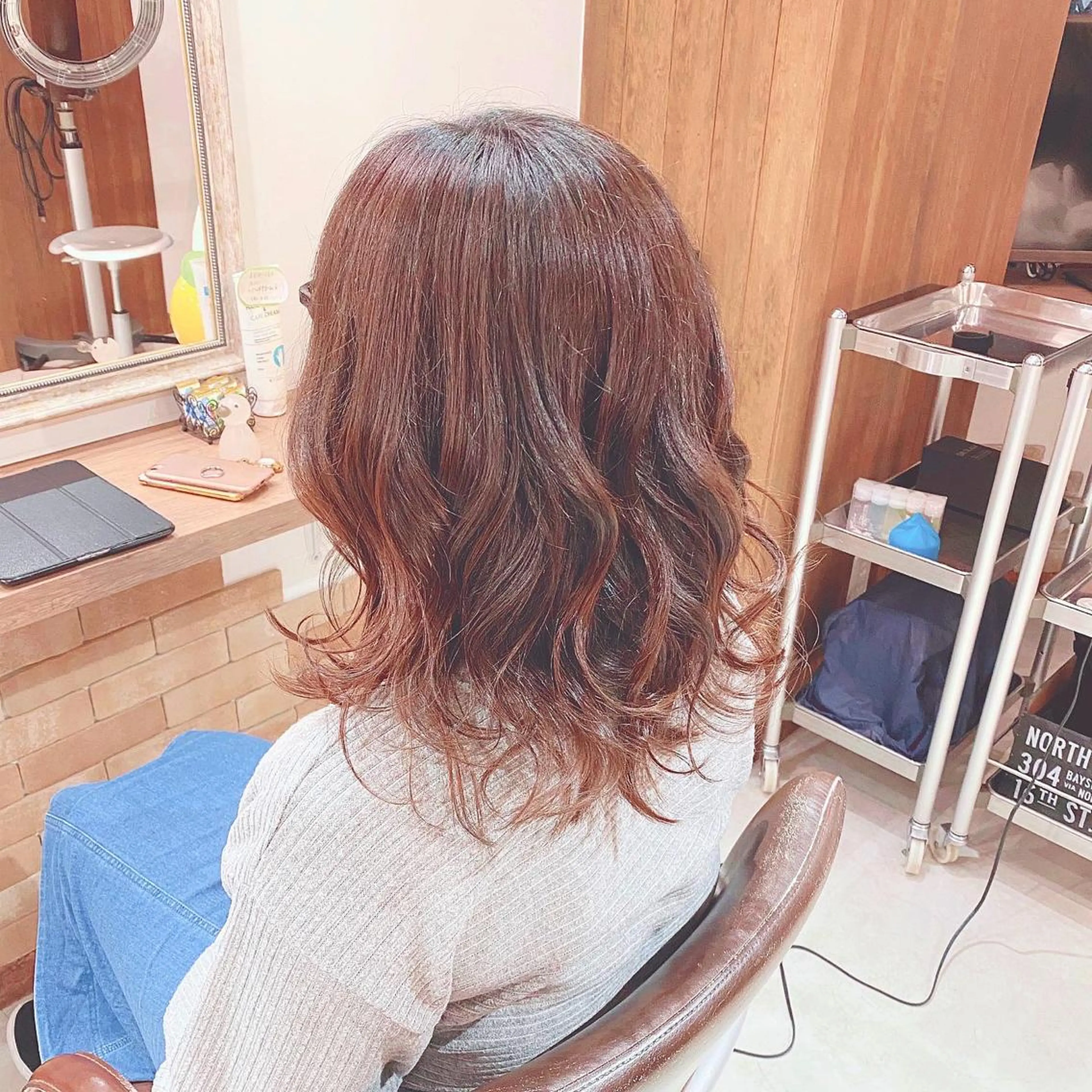 ミディアム ミディアムレイヤー レイヤーカット 髪質改善特化 安東駿介のヘアスタイル