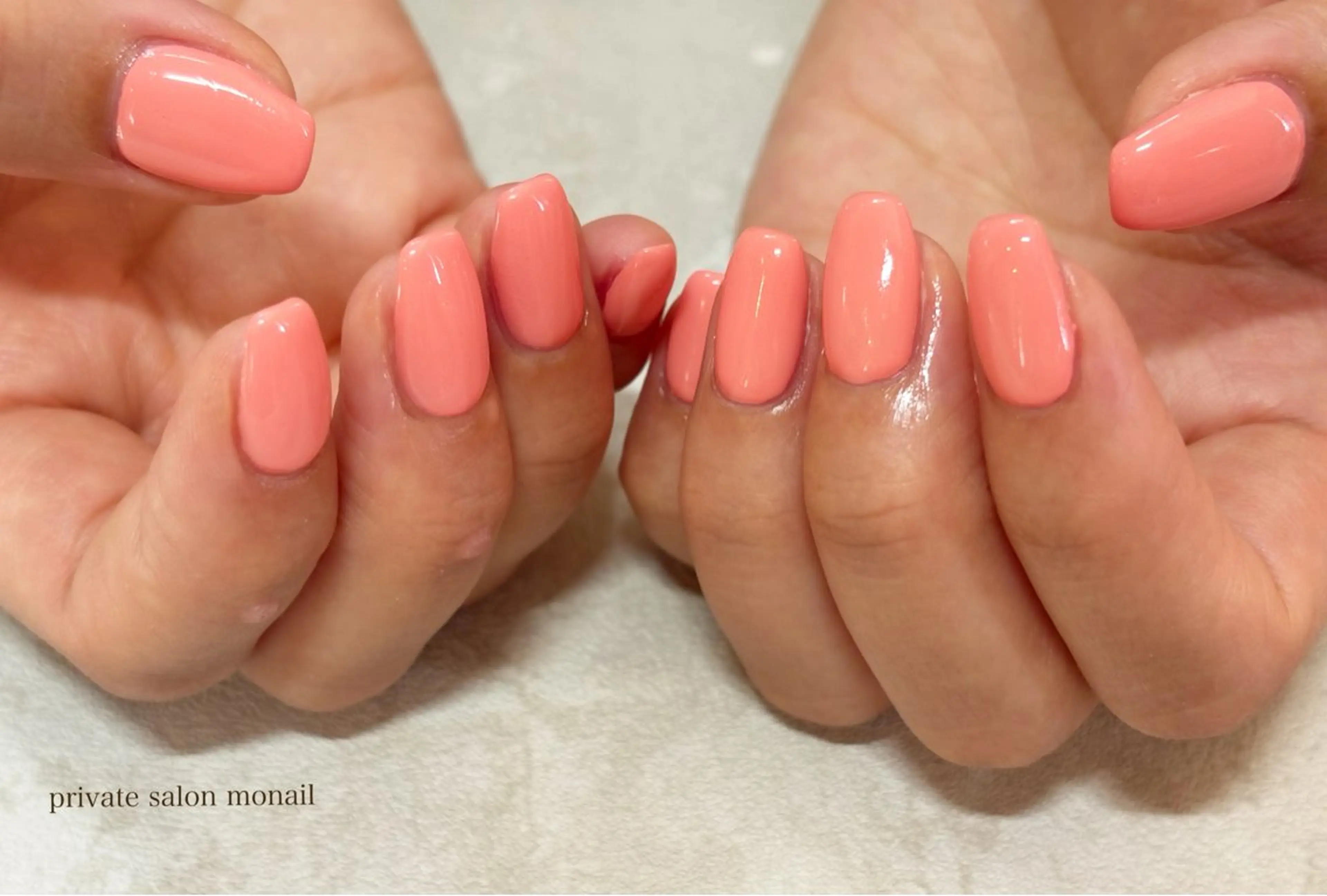 ネイル ピンク ハンドネイル nail salon monailのネイルデザイン