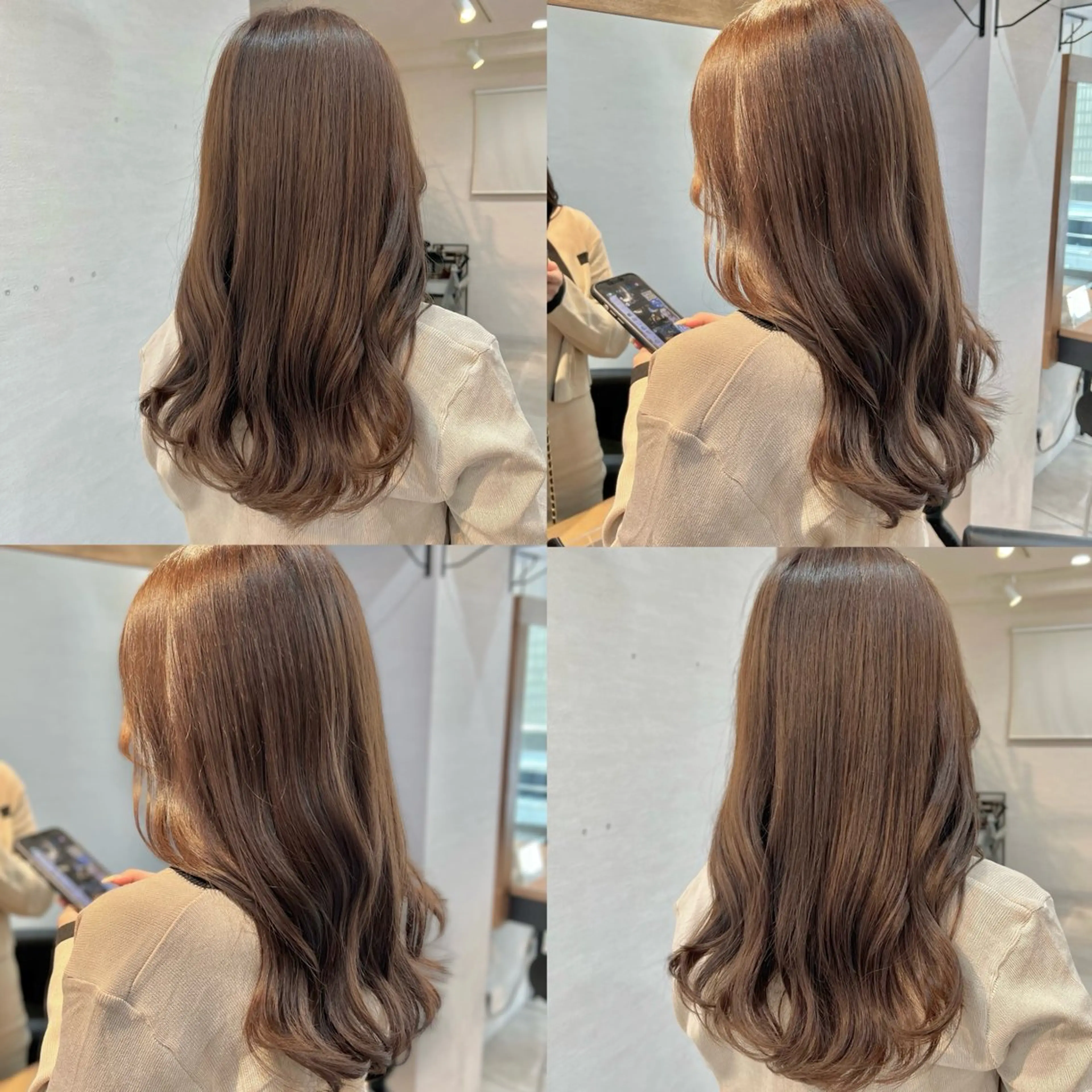 ロング カラー ベージュカラー ブリーチ ブラウンカラー 透明感カラー ブリーチなしカラー hair salon N所属・透明感カラー/艶髪 🌷ちばなお🌷のヘアスタイル