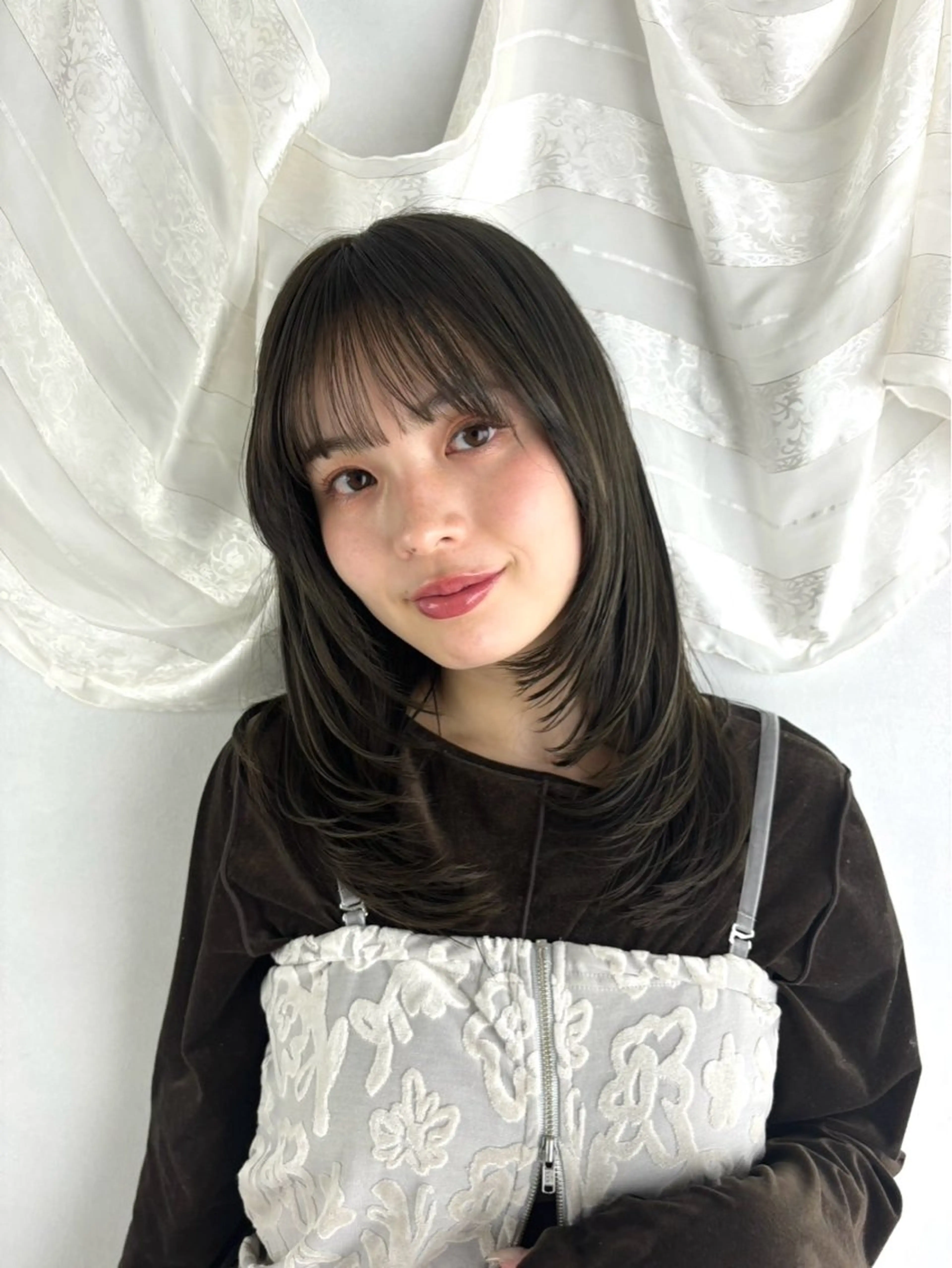 セミロング かとう ななね 🪷⸝꙳のヘアスタイル