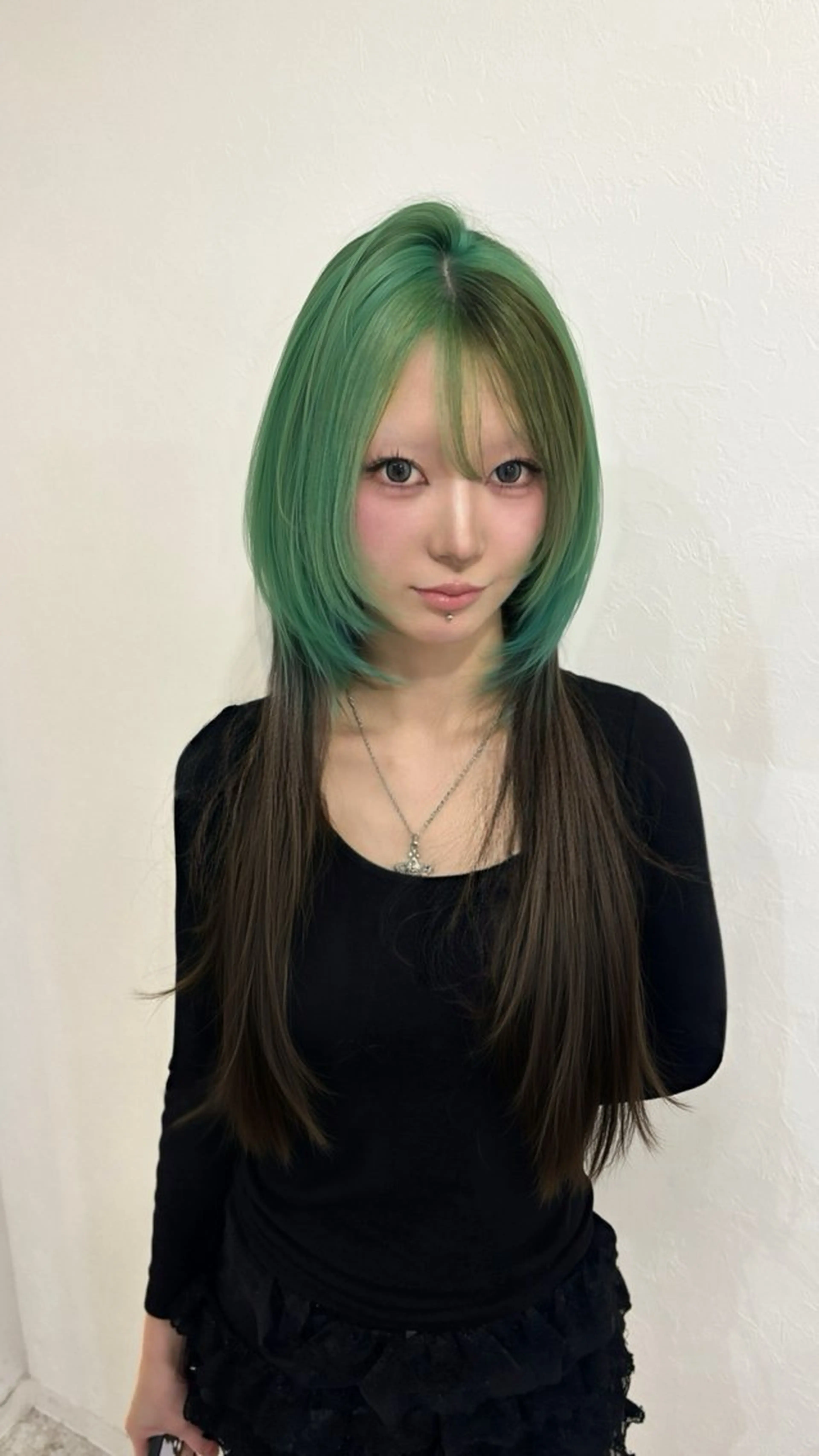 セミロング カラー ヘアカラー piLLon mayuのヘアスタイル