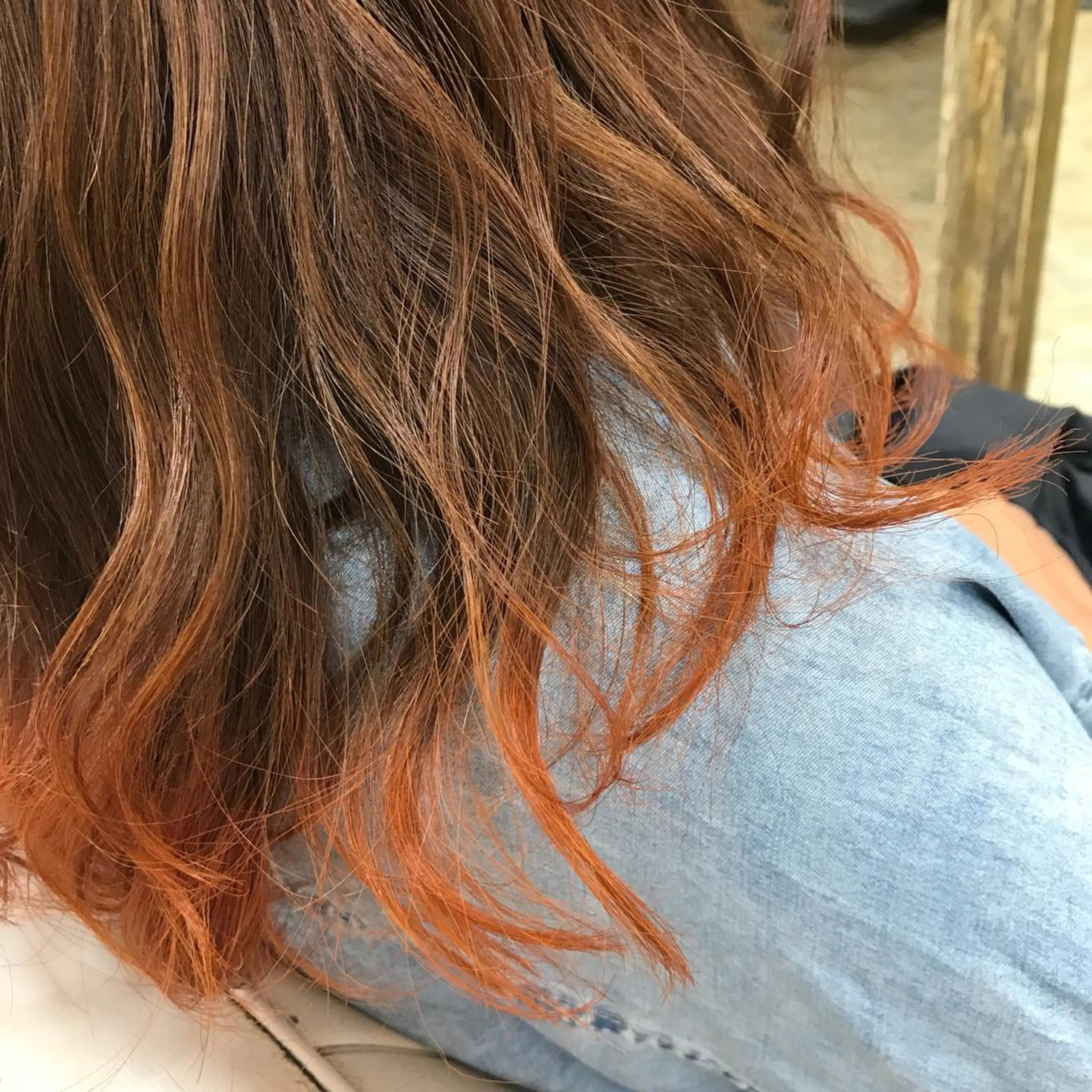 セミロング カラー 💘カラー人気Ｎｏ. １💘SAYAのヘアスタイル