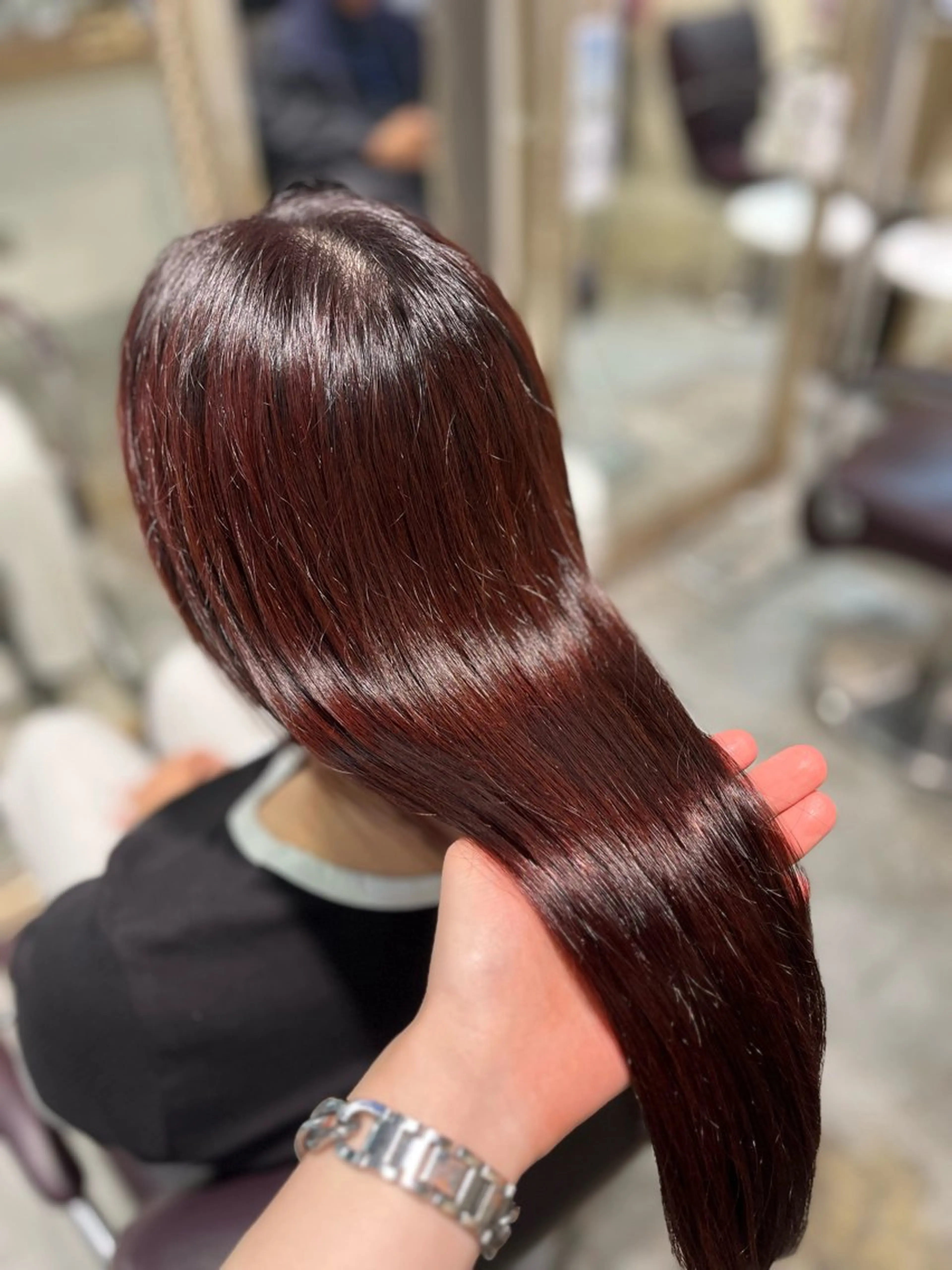 ロング カラー ヘアカラー 田中 准羽のヘアスタイル