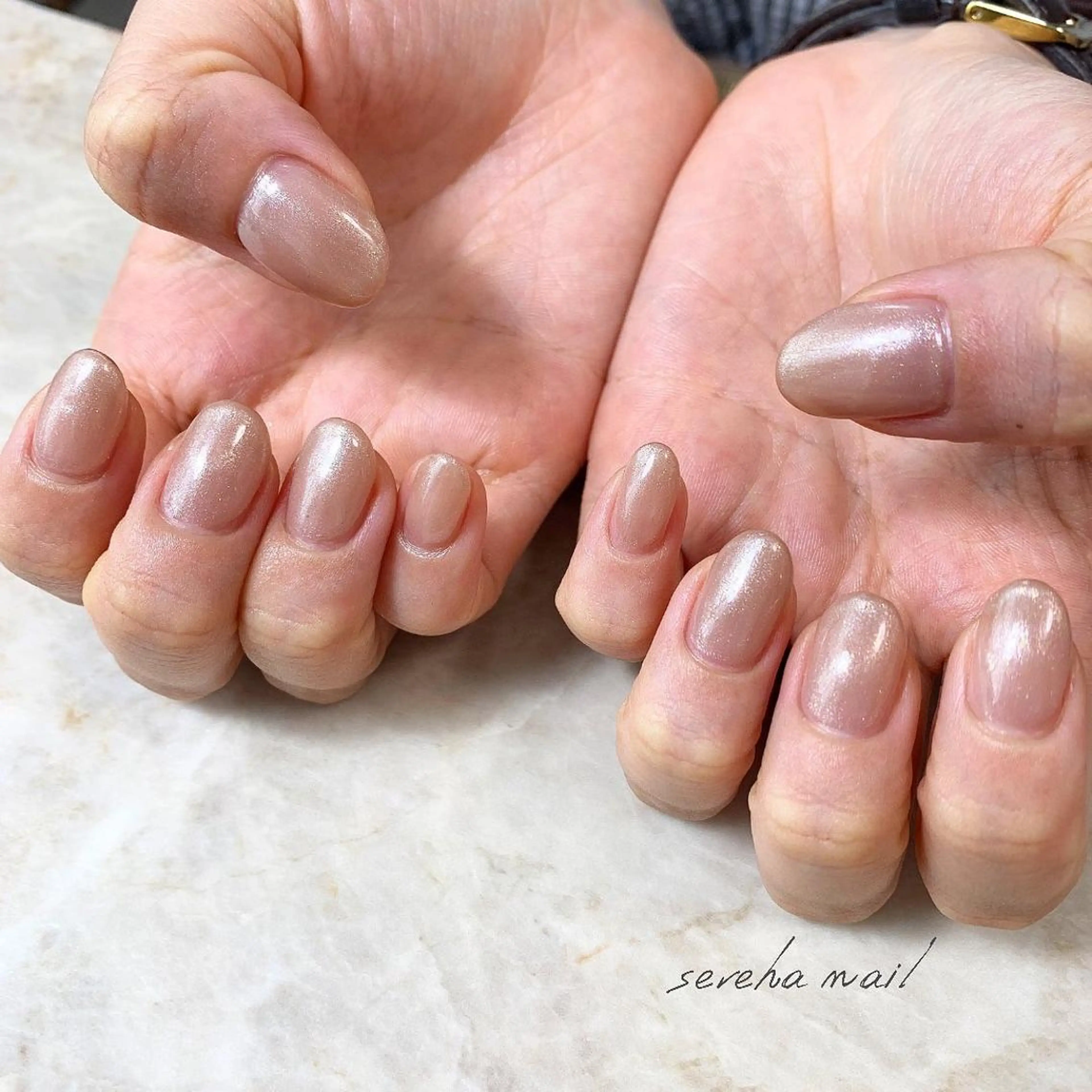 ネイル ジェルネイル オフィスネイル sereha nailのネイルデザイン