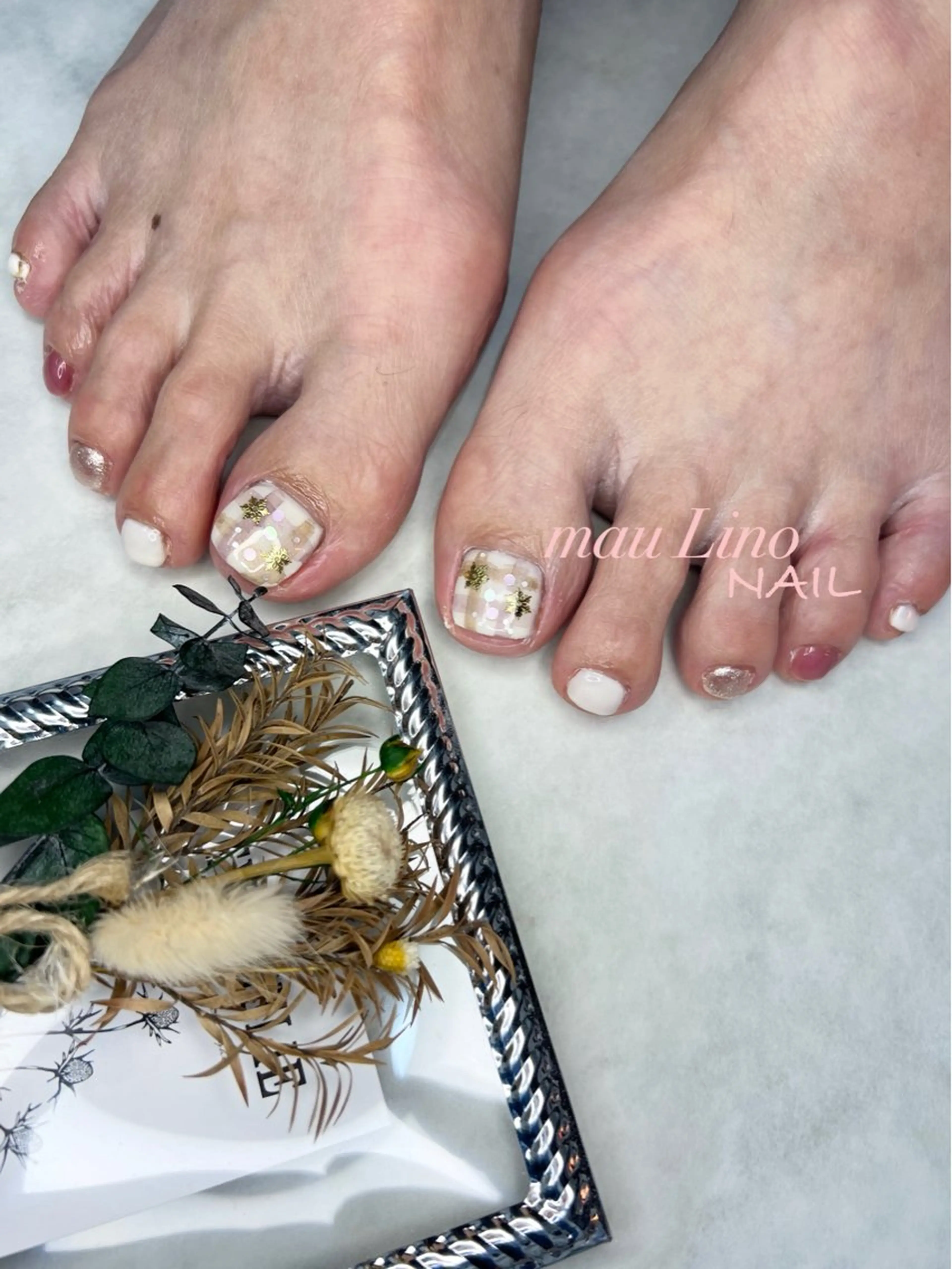 ネイル フットネイル mau Lino NAIL所属・GELo nail~#19~のネイルデザイン