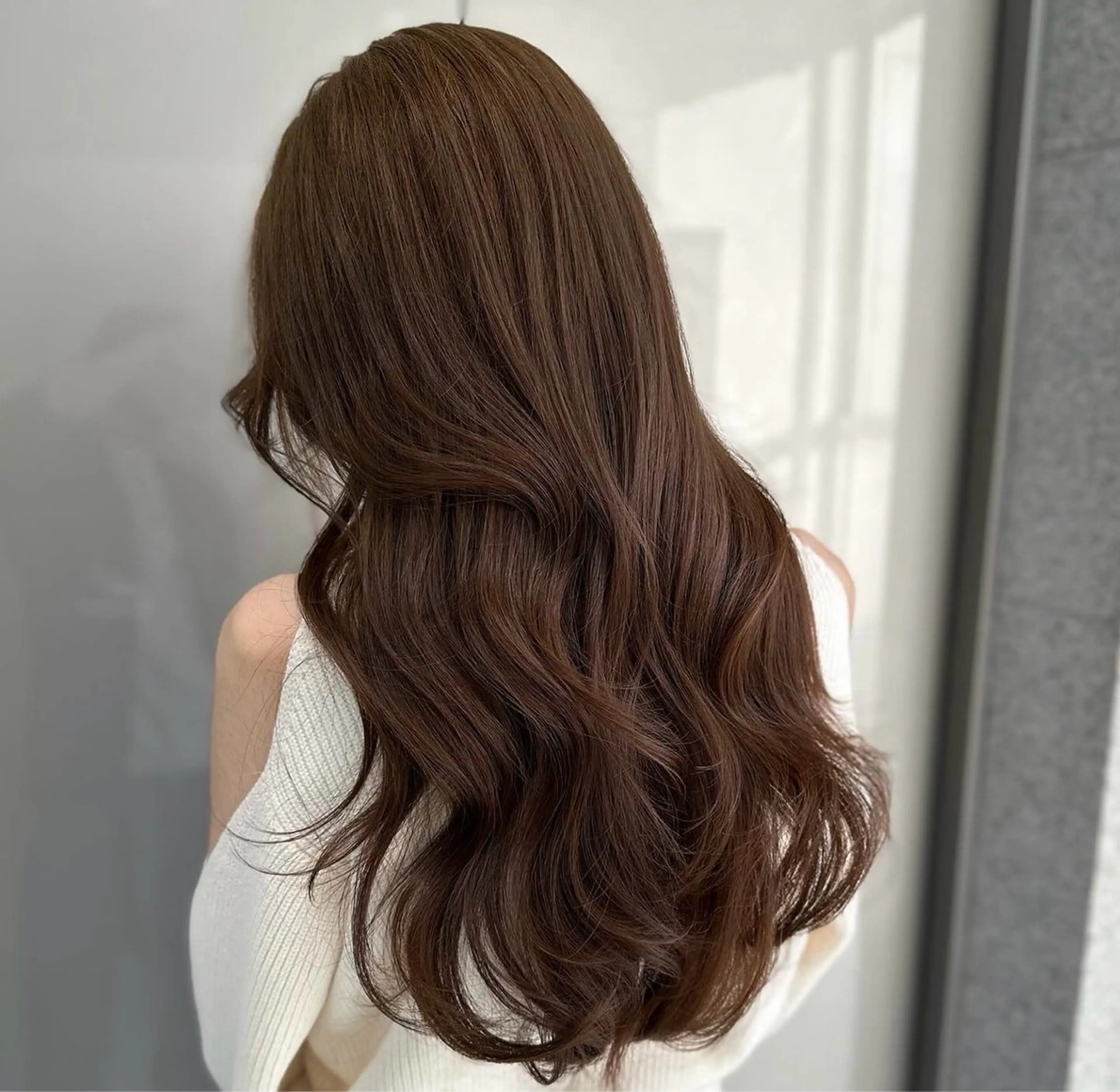 ロング カラー ヘアアレンジ 🫧モテる💗ダメー ジレスハイトーン🫧のヘアスタイル