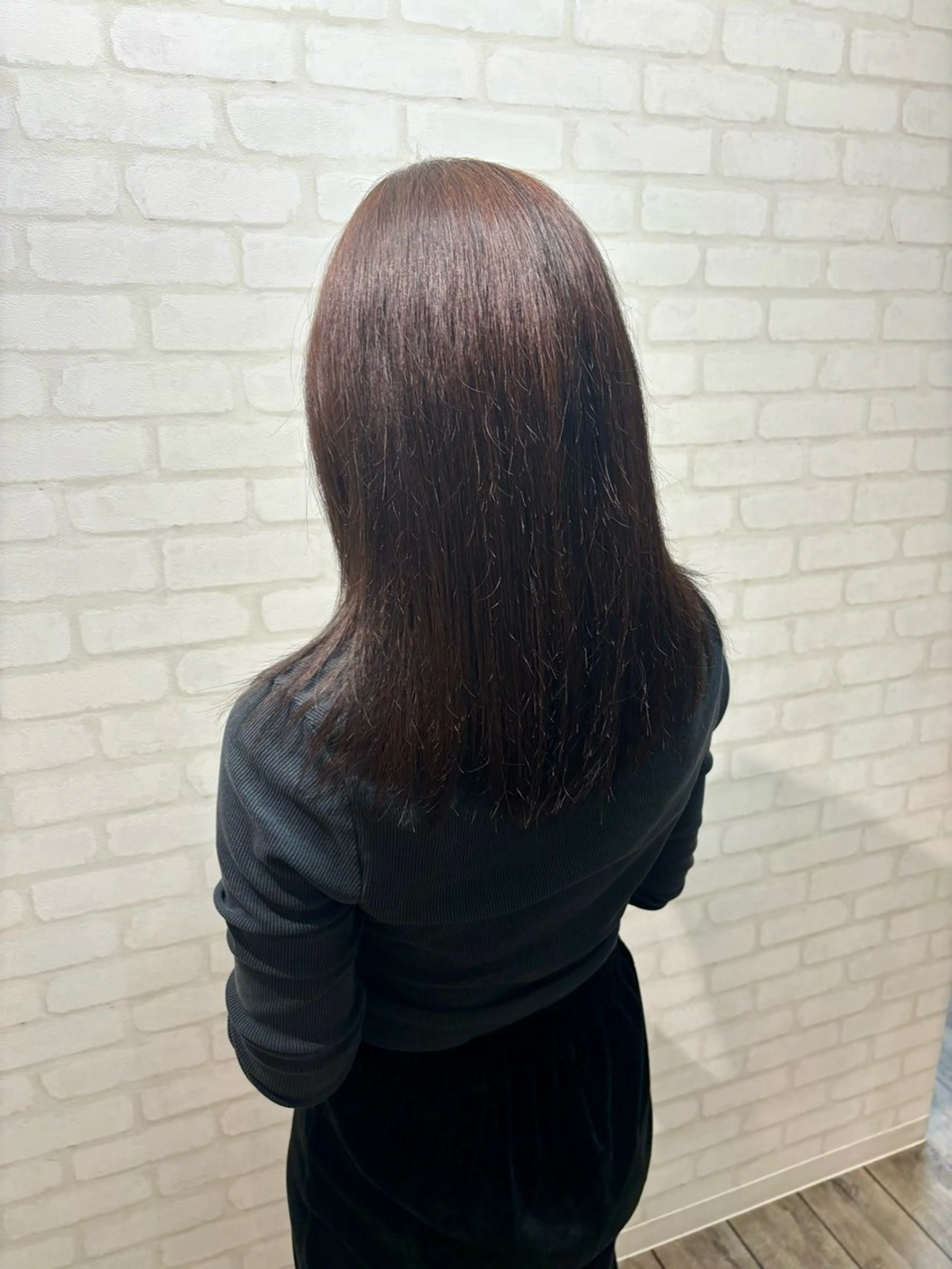 セミロング カラー ブラウンカラー THETA ／tomoyaのヘアスタイル