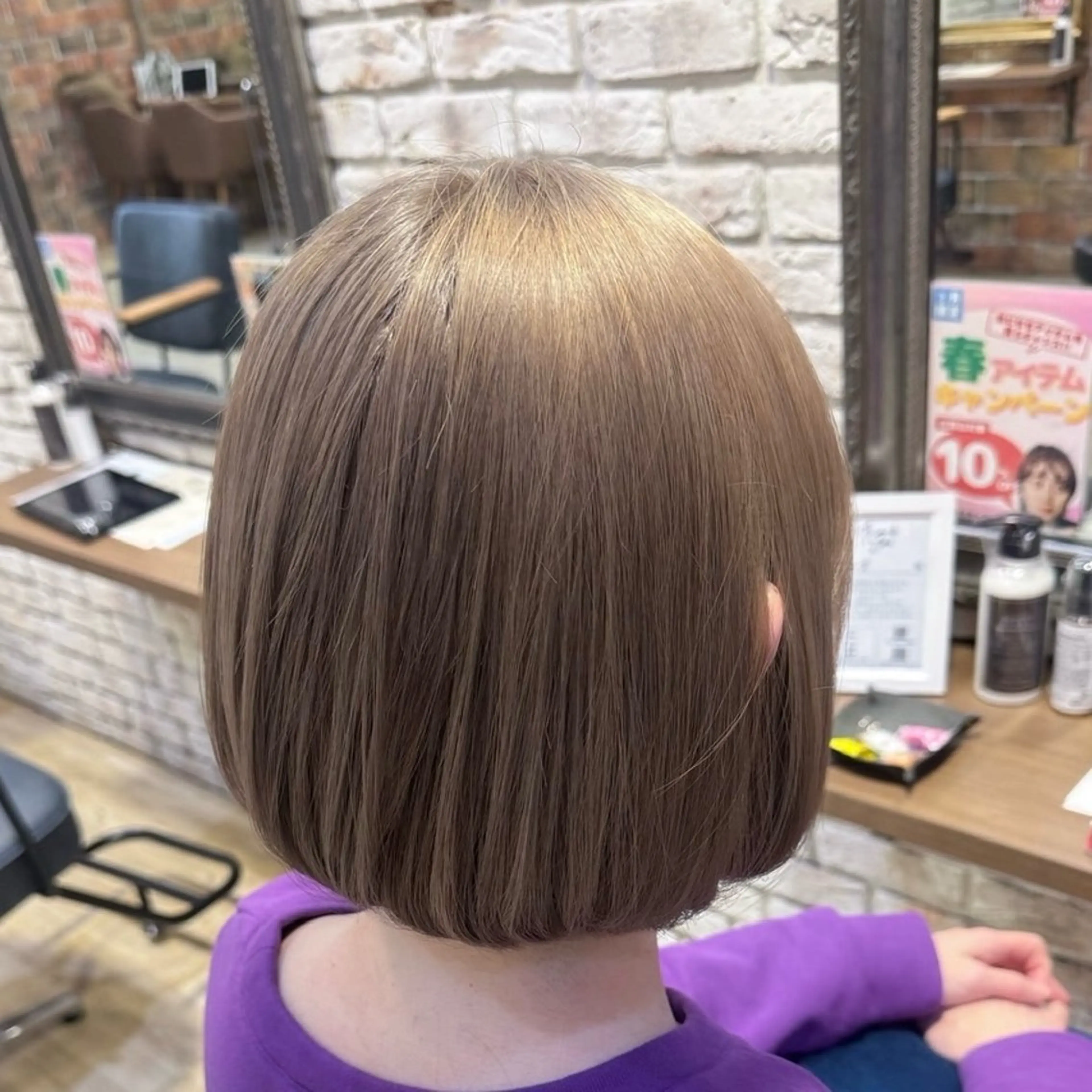 🫧minimo限定🫧カット➕ブリーチリタッチ(2~3cm)➕オンカラー✂️⭐️🎨の写真