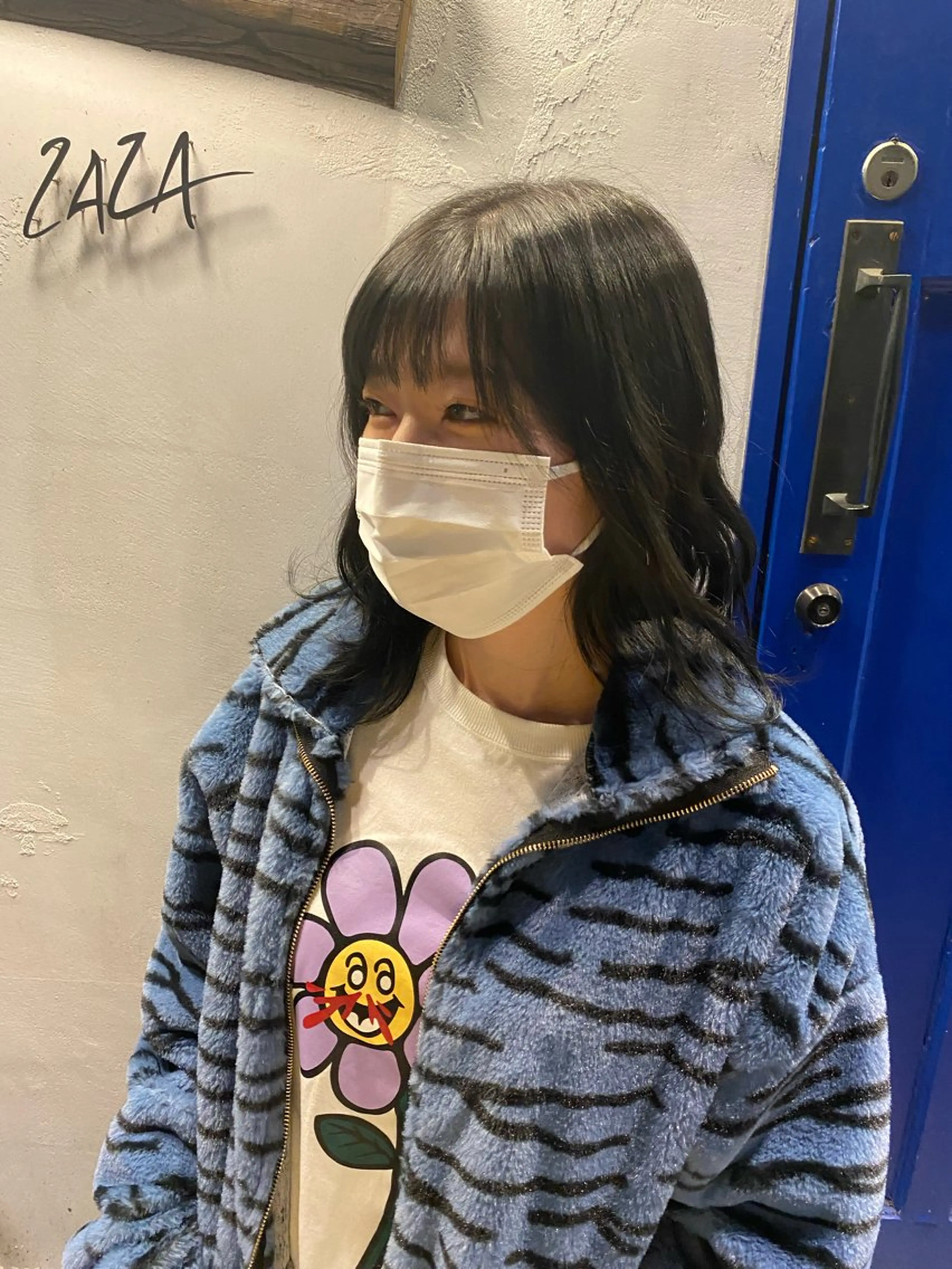 カラー ミント ZAZA YUKAのヘアスタイル