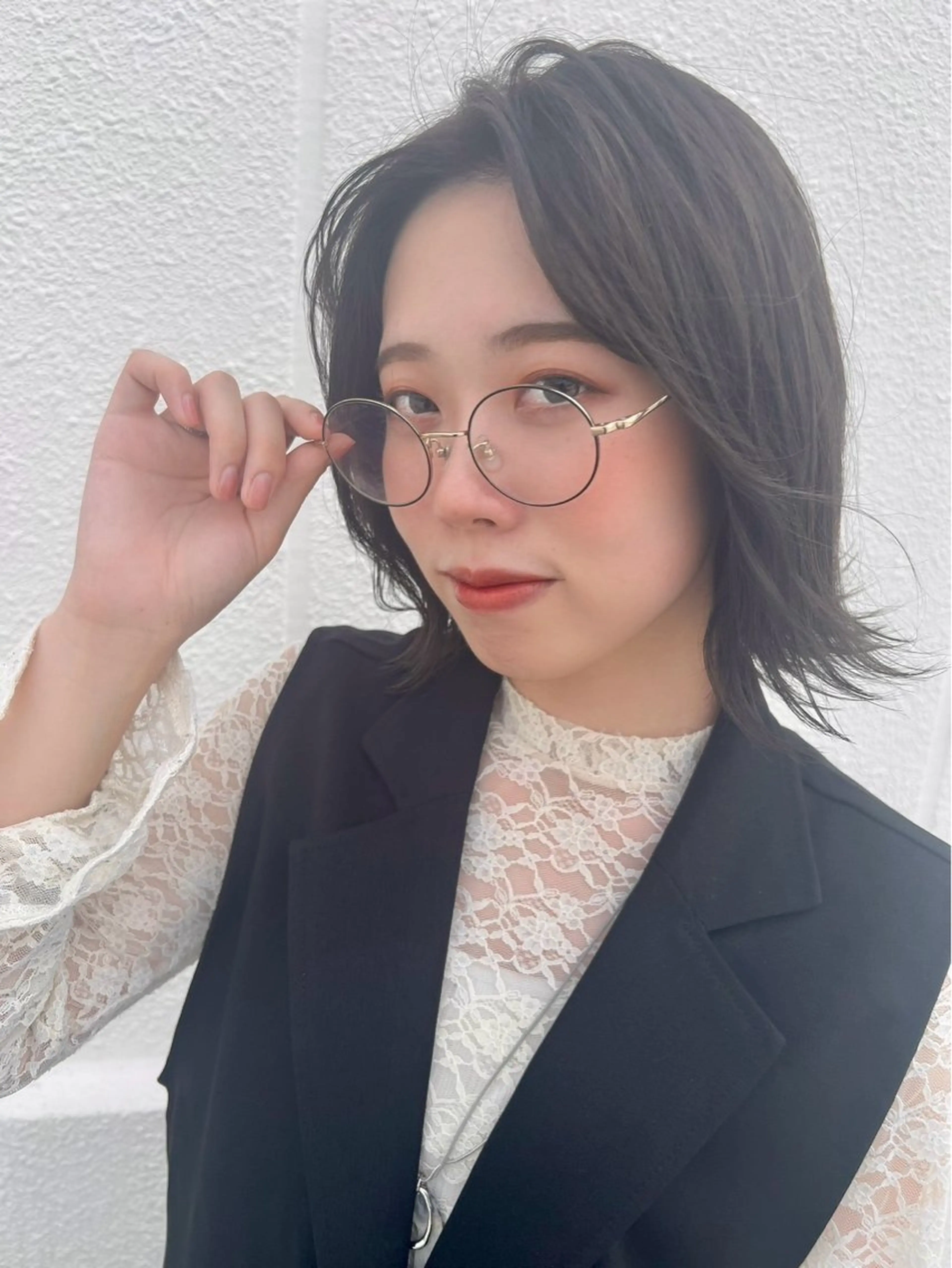 ミディアム 金村 周作のヘアスタイル