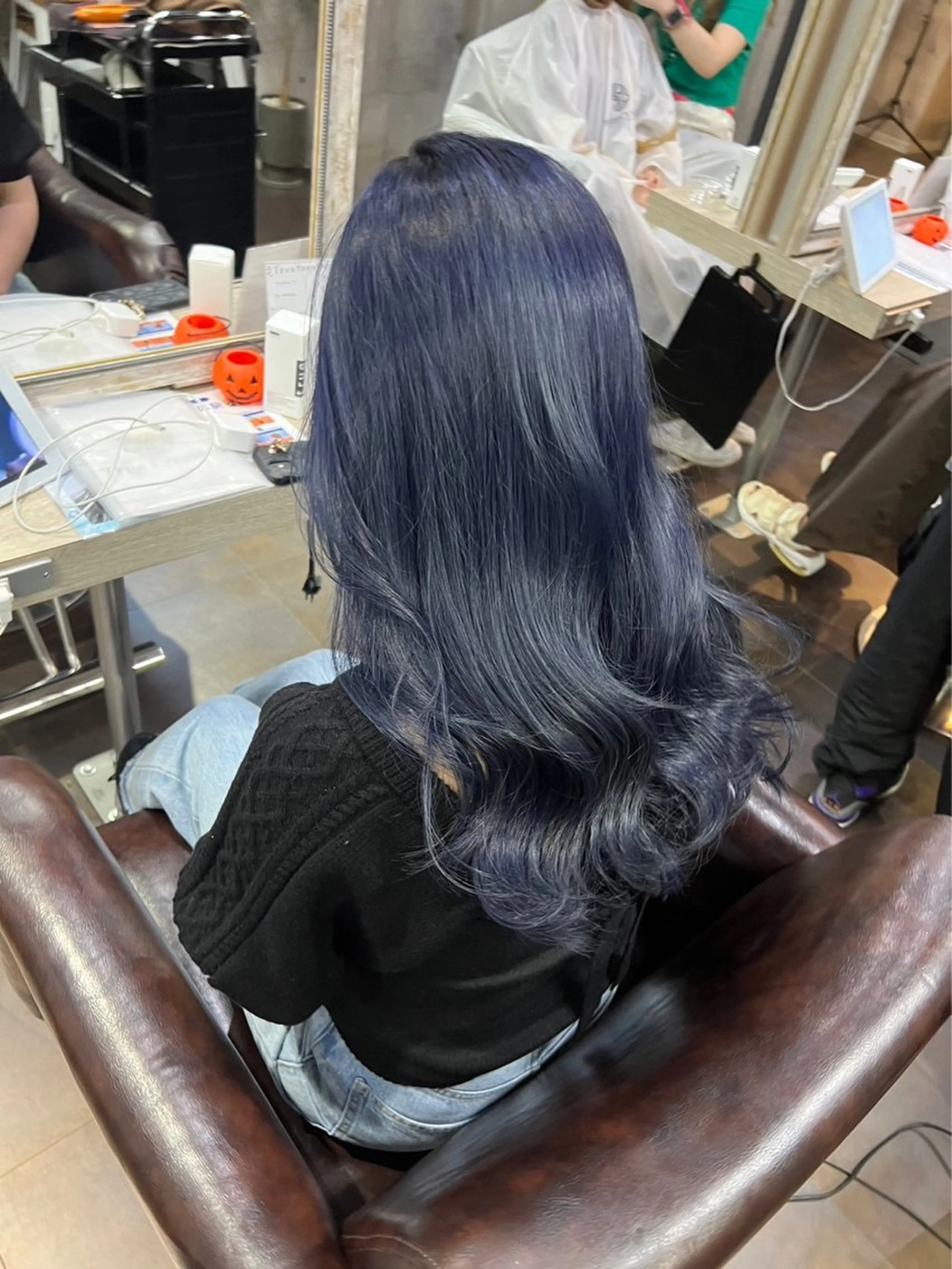 ロング ヘアカラー 透明感ハイトーン カラー🦋🌧希咲のヘアスタイル