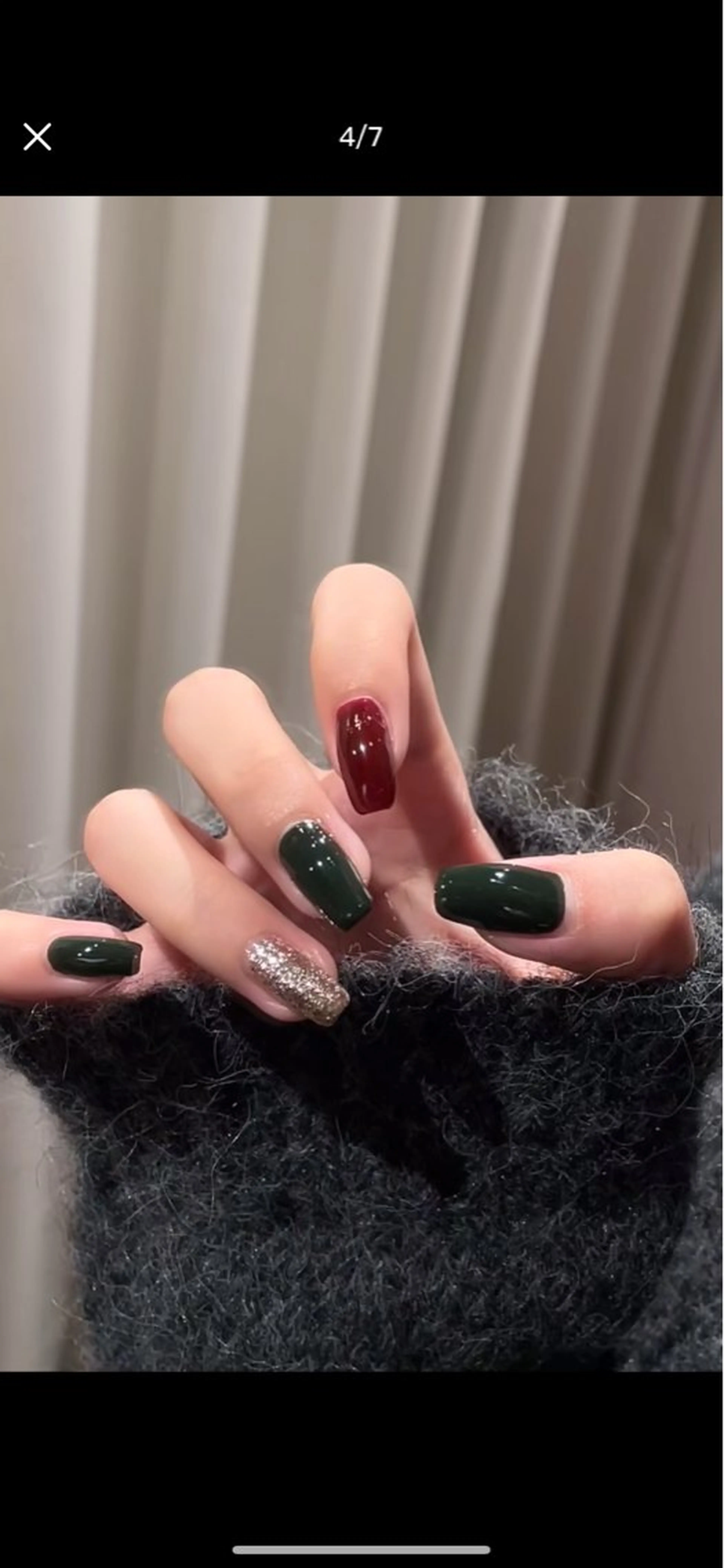 ネイル ハンドネイル キン グミのネイルデザイン