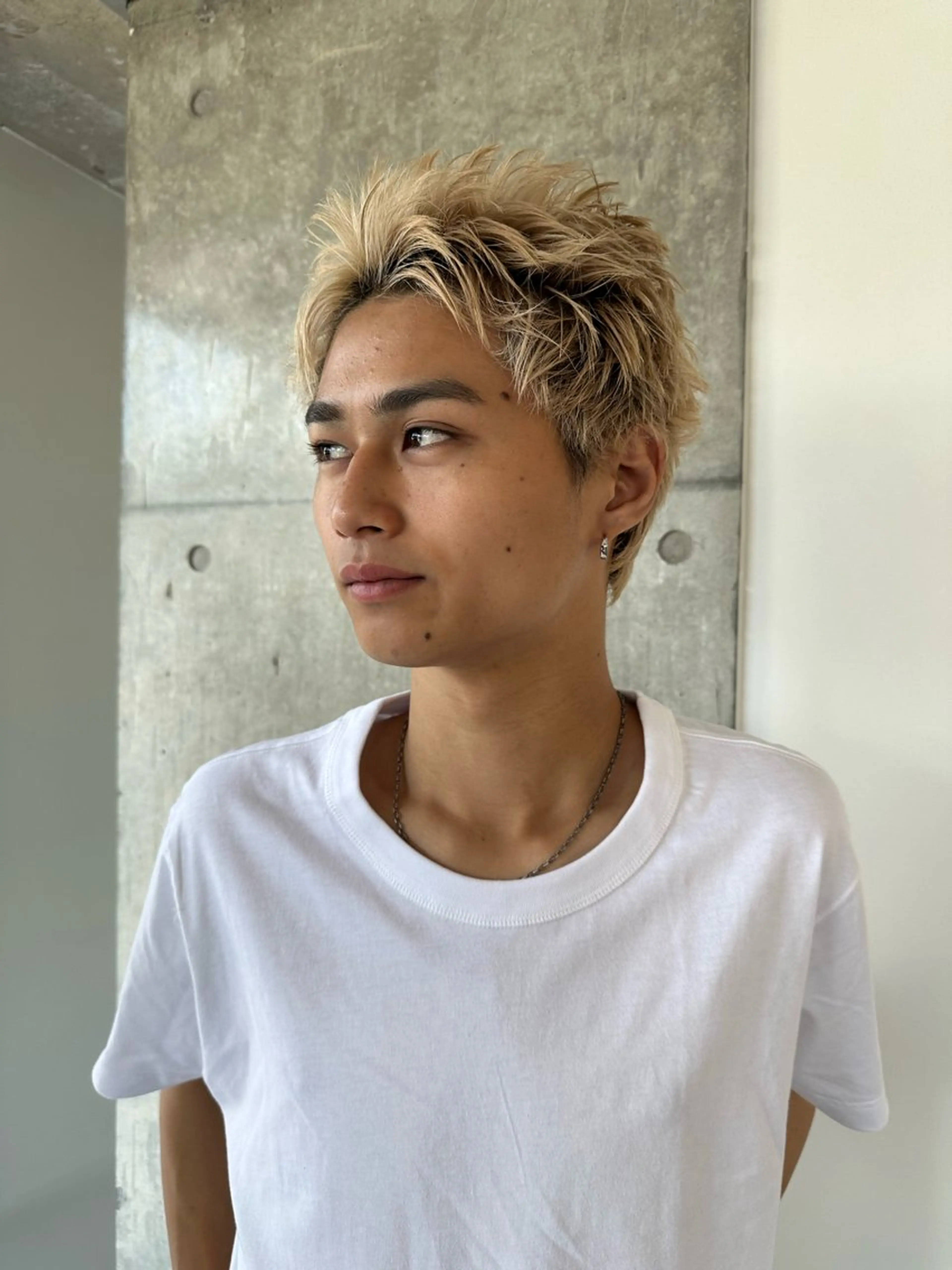 ショート メンズ スパイキーショート ショートヘア ハイライト🌟/ ボブ/豊田のヘアスタイル