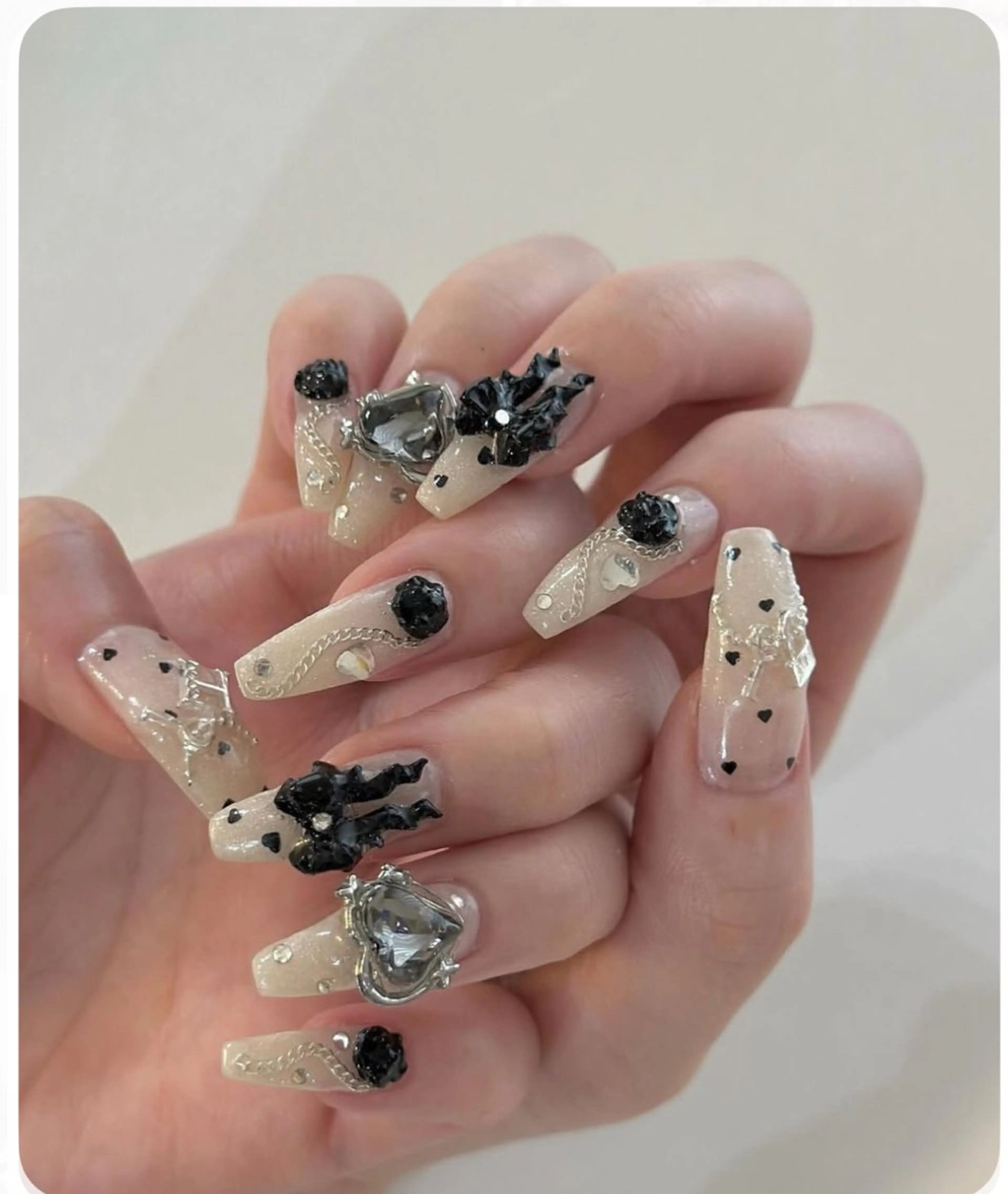 ネイル 韓国ネイル シンプルネイル ワンホンネイル CoMo Nailのネイルデザイン