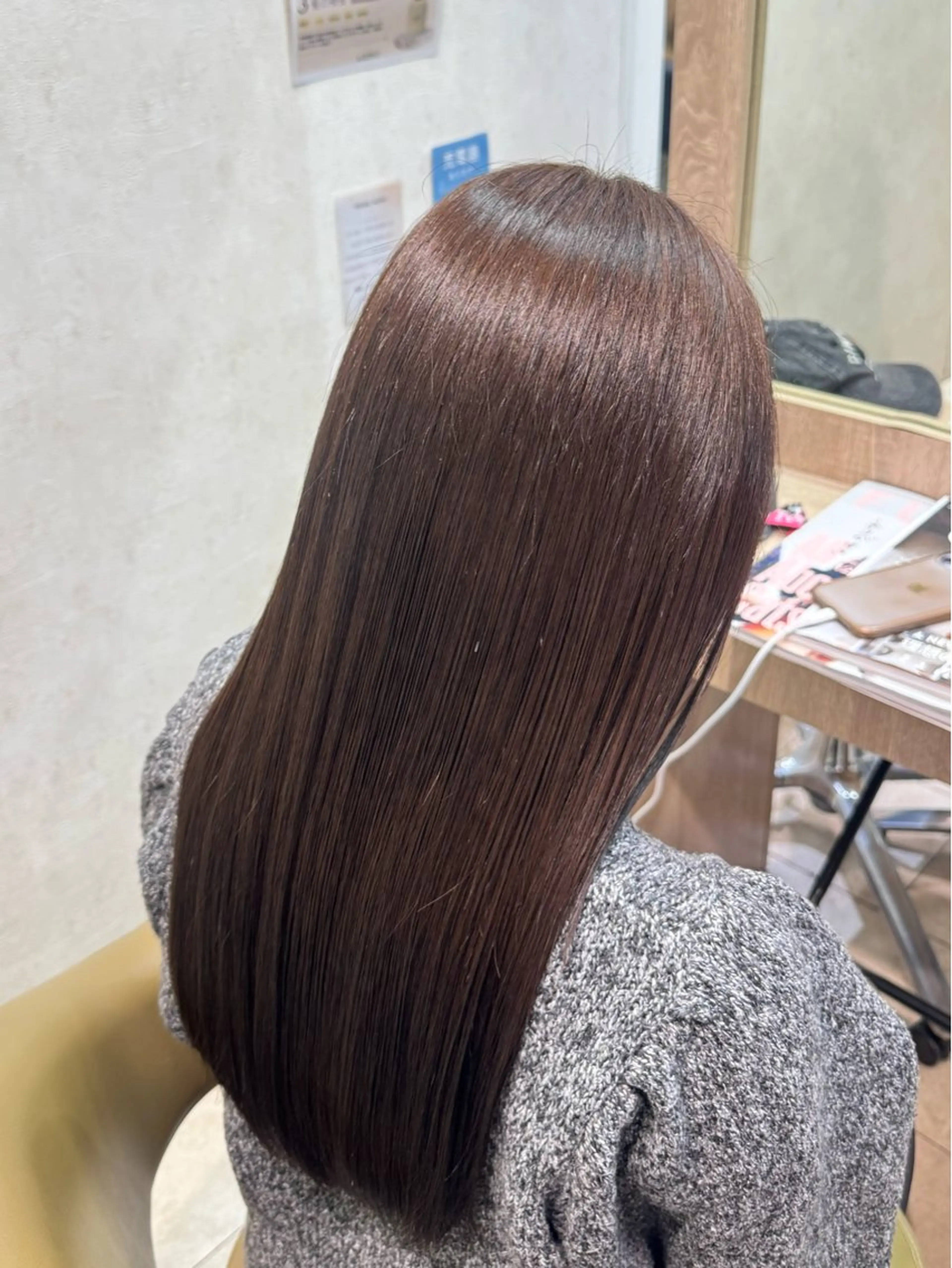 【ダメージ補修🪄】ワンカラー➕Aujua4️⃣stepトリートメント🌱‬‪の写真