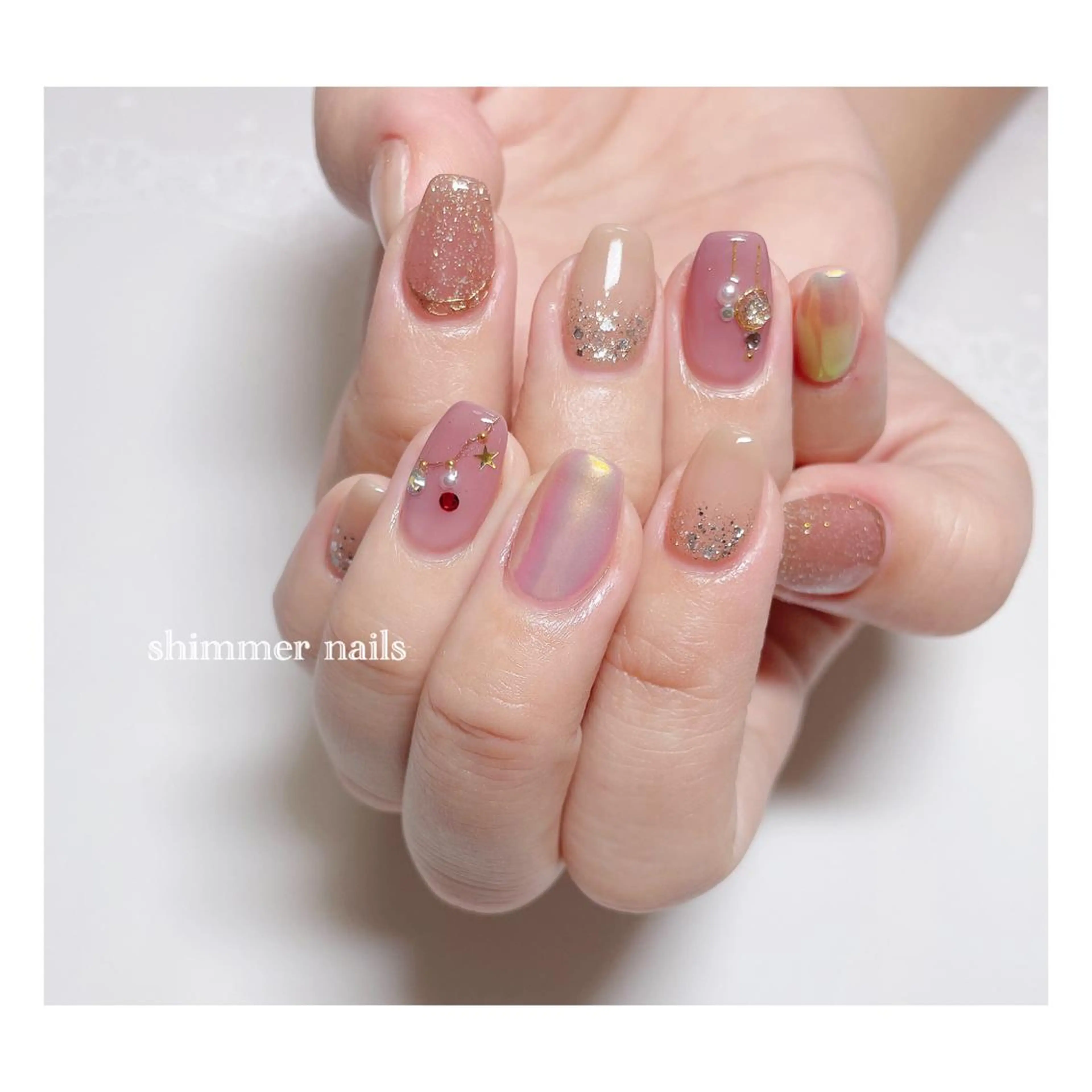 ネイル shimmer nailsのネイルデザイン