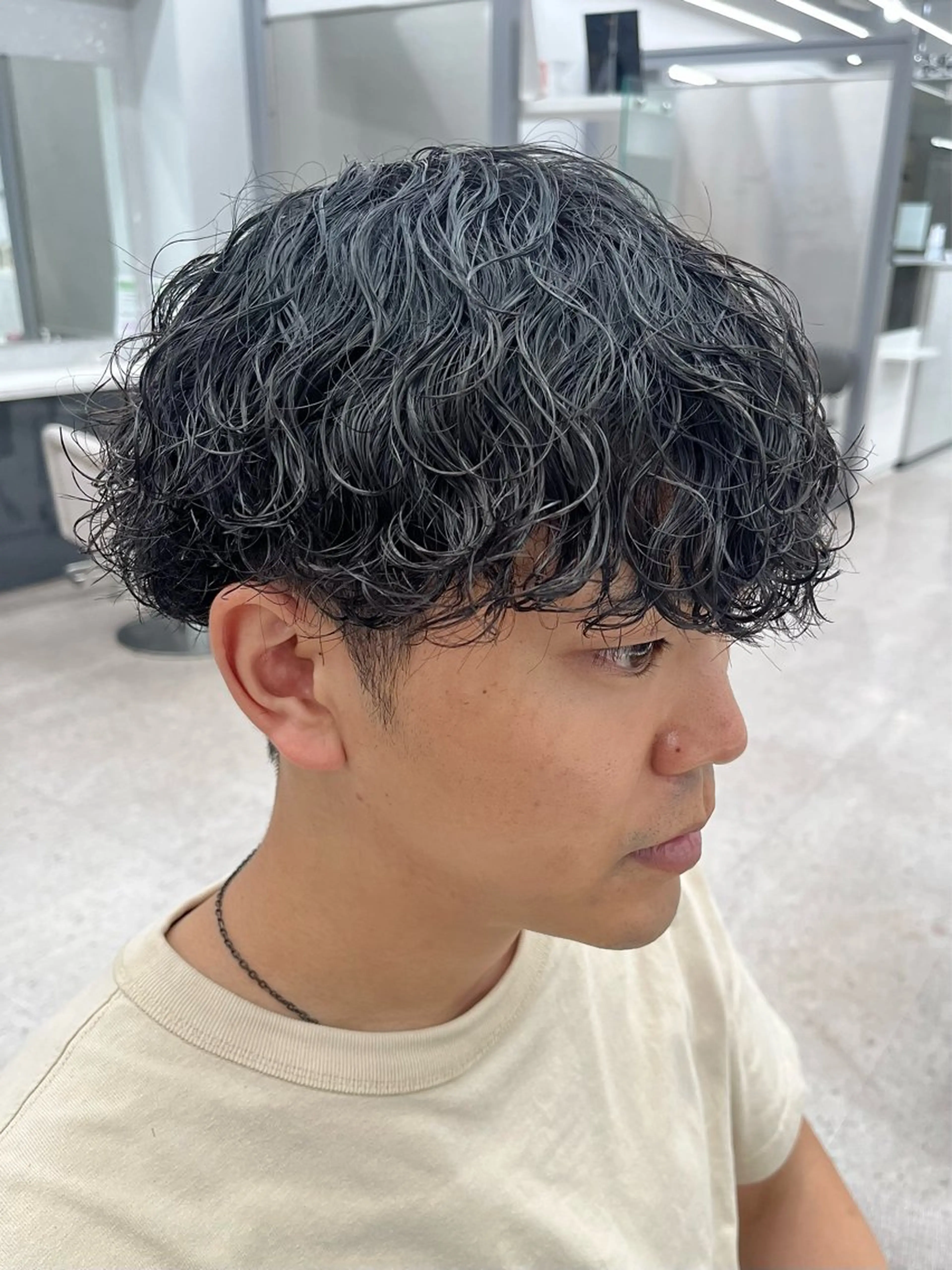 パーマ メンズ カット パーマ 🍐シャドウパーマ メンズ特化/守岡🍐のヘアスタイル